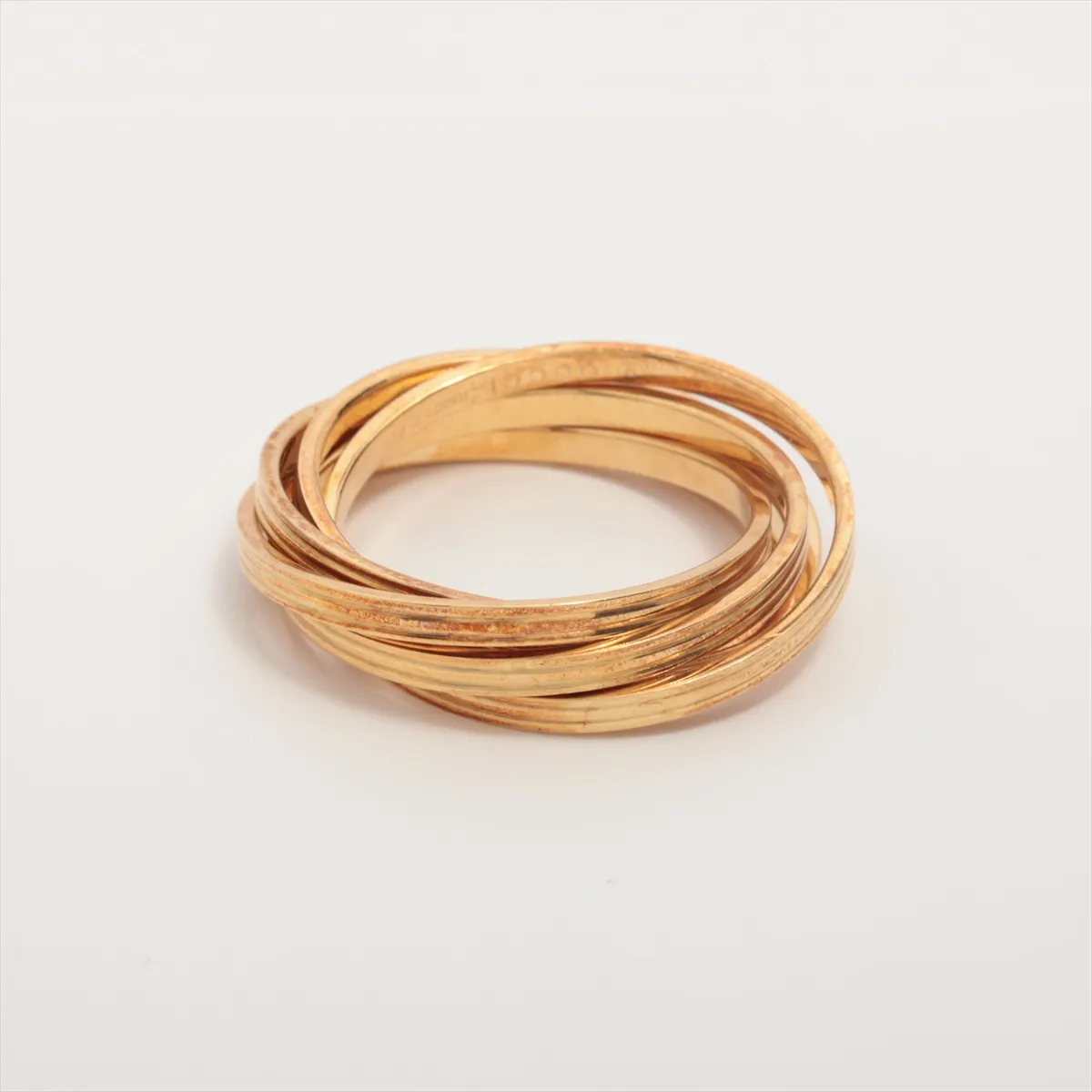 ring, 750 (yellow gold), 9.5g, metal discoloration. — view 2