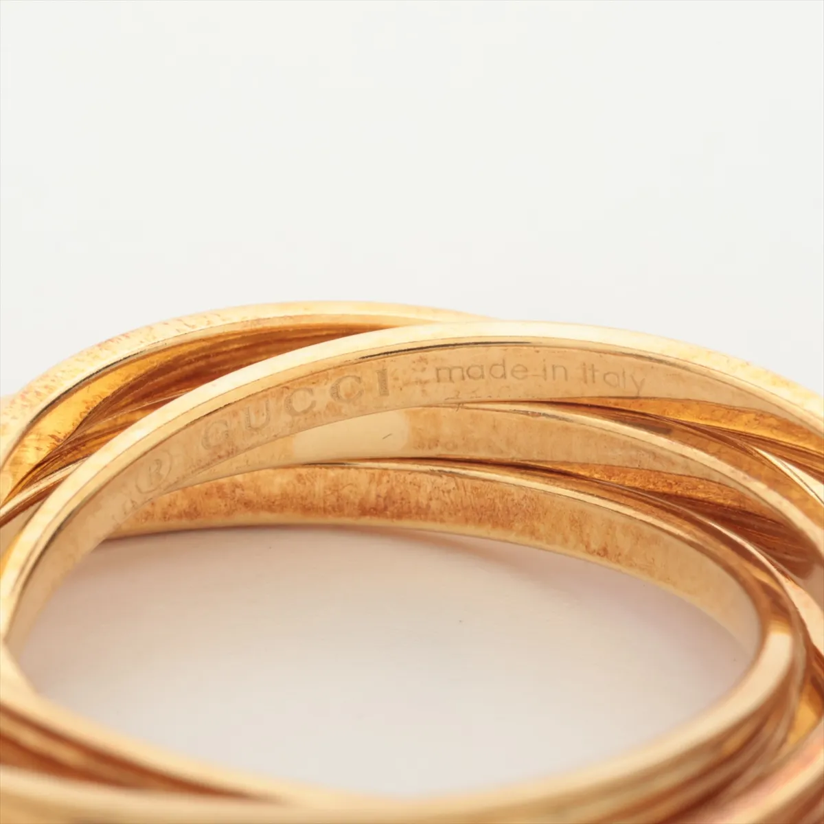 ring, 750 (yellow gold), 9.5g, metal discoloration. — view 3