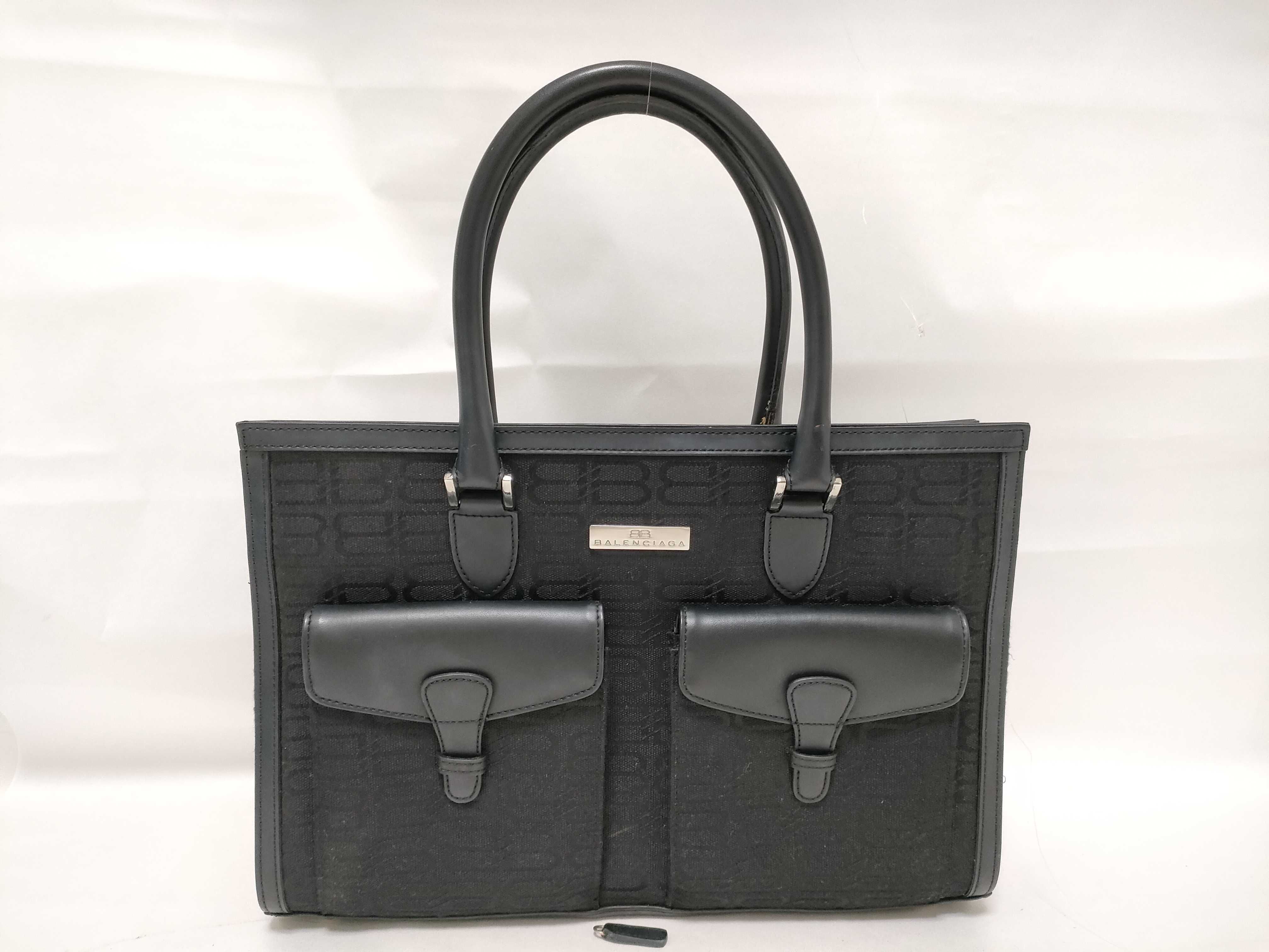 Tote Bag Leather Black Tote Bag
