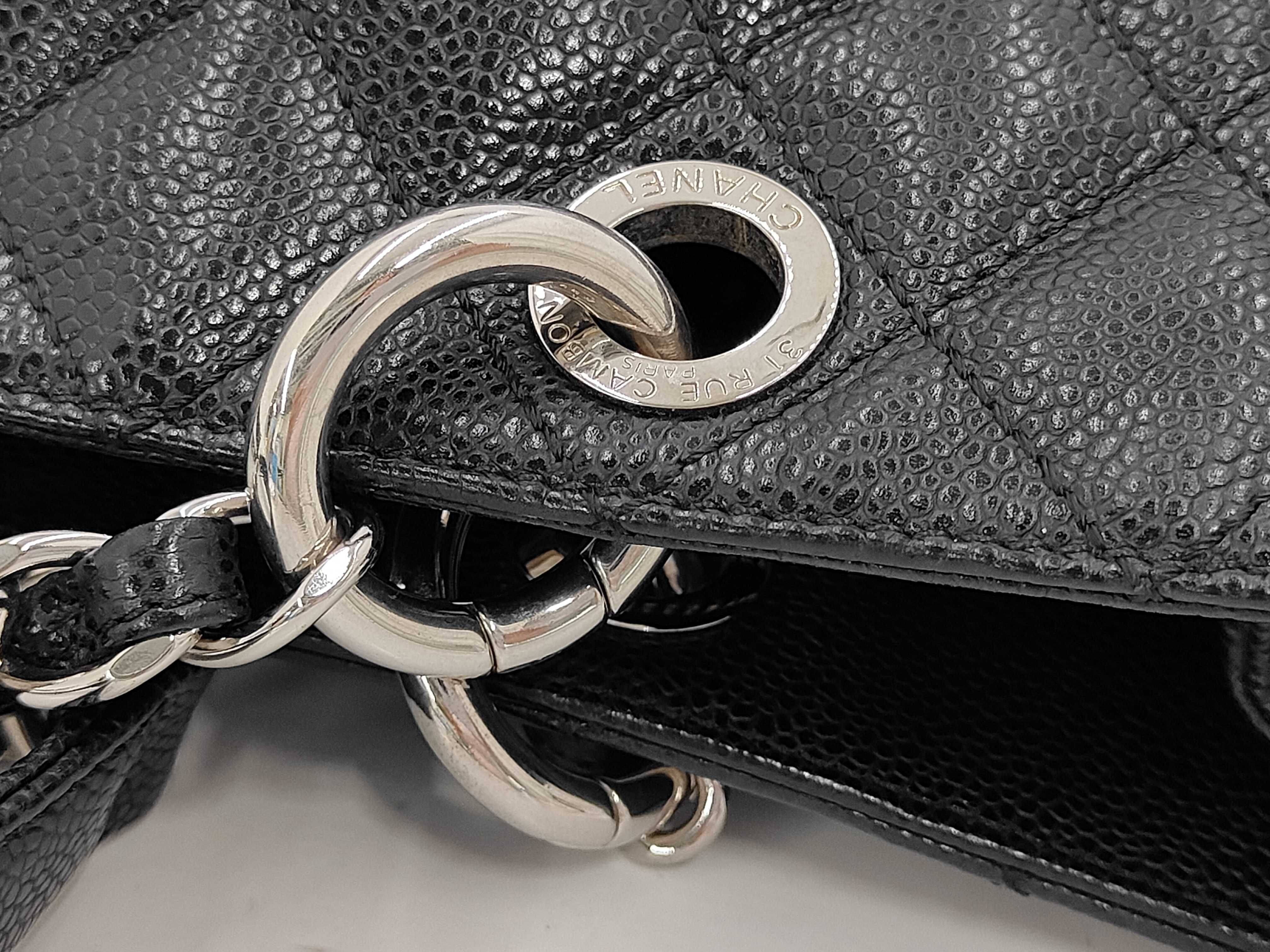 GST Tote Bag, Caviar Leather Shoulder Bag — view 7