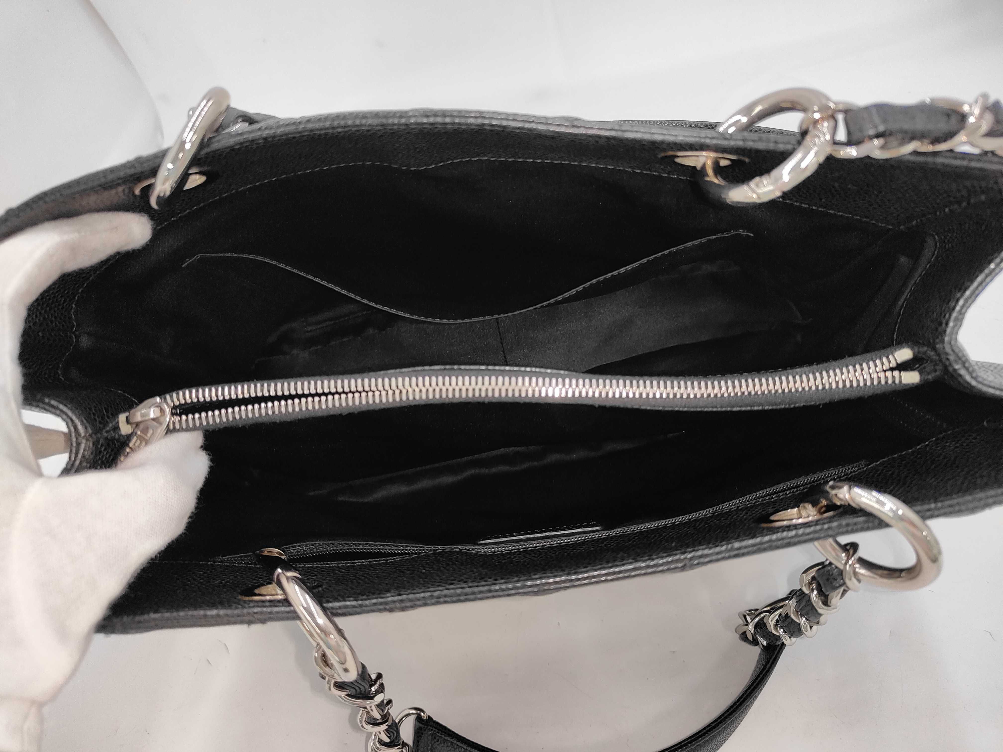 GST Tote Bag, Caviar Leather Shoulder Bag — view 8