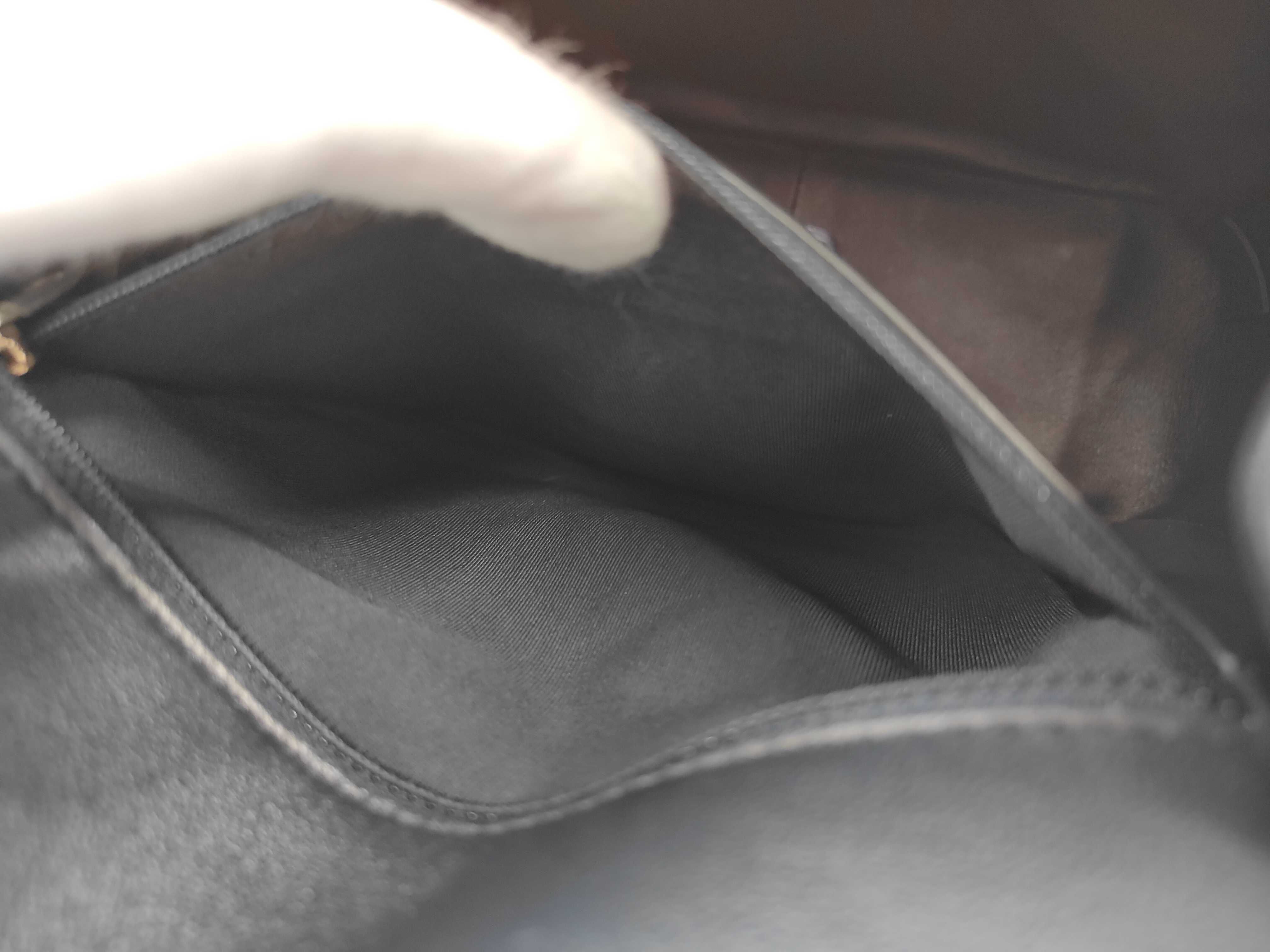Matelassé Backpack, Navy — view 13