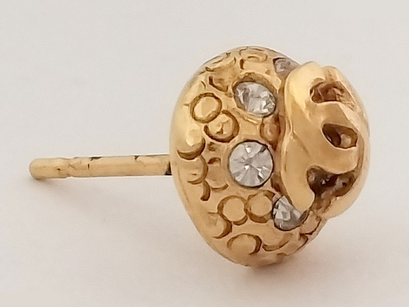 Coco Mini Gold Earring (Single Earring) 01P — view 4