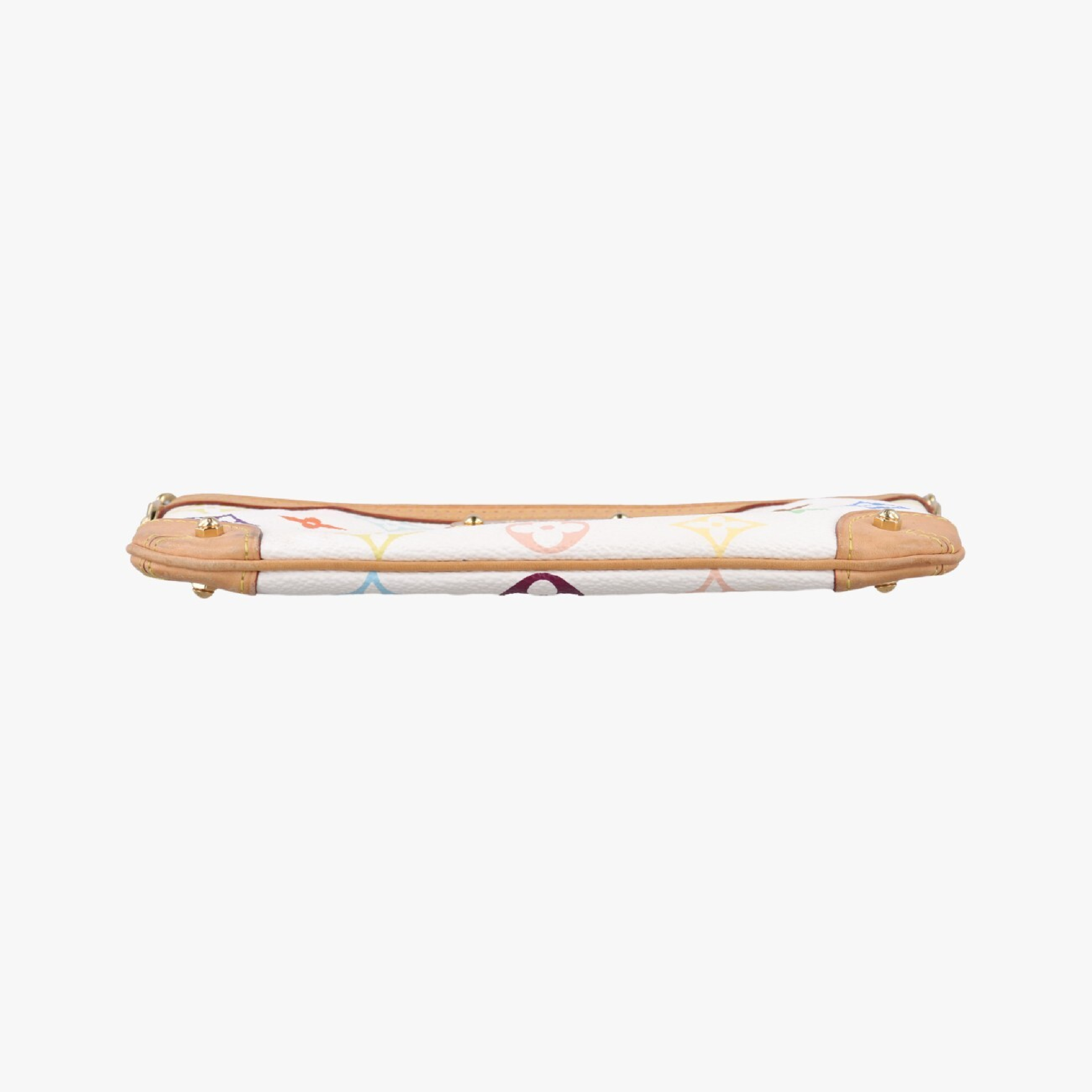 Pochette Mila MM Blanc Monogram Multicolor M60096 AA2120 Handbag — view 3