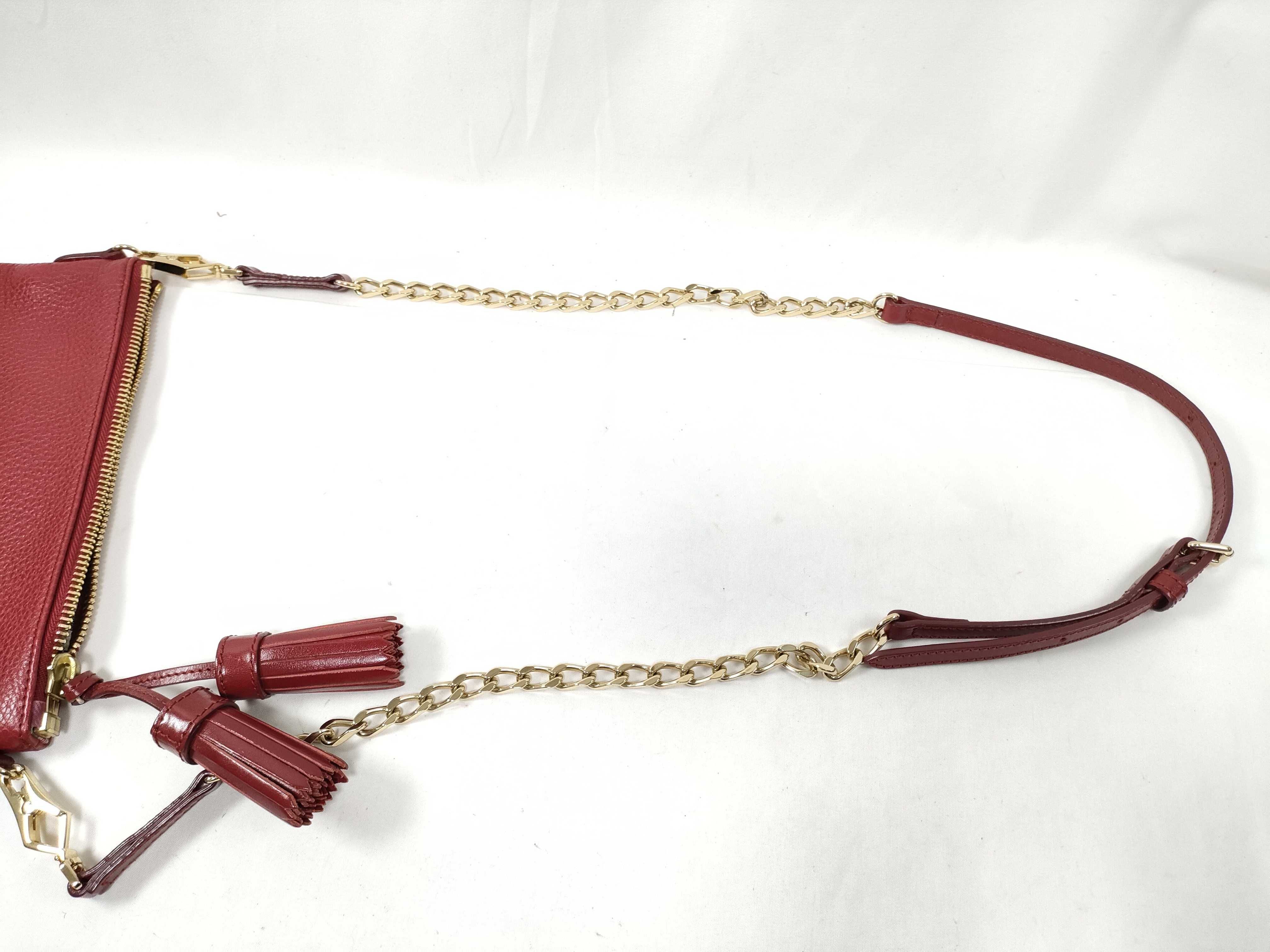 Leather Chain Shoulder Bag — view 5