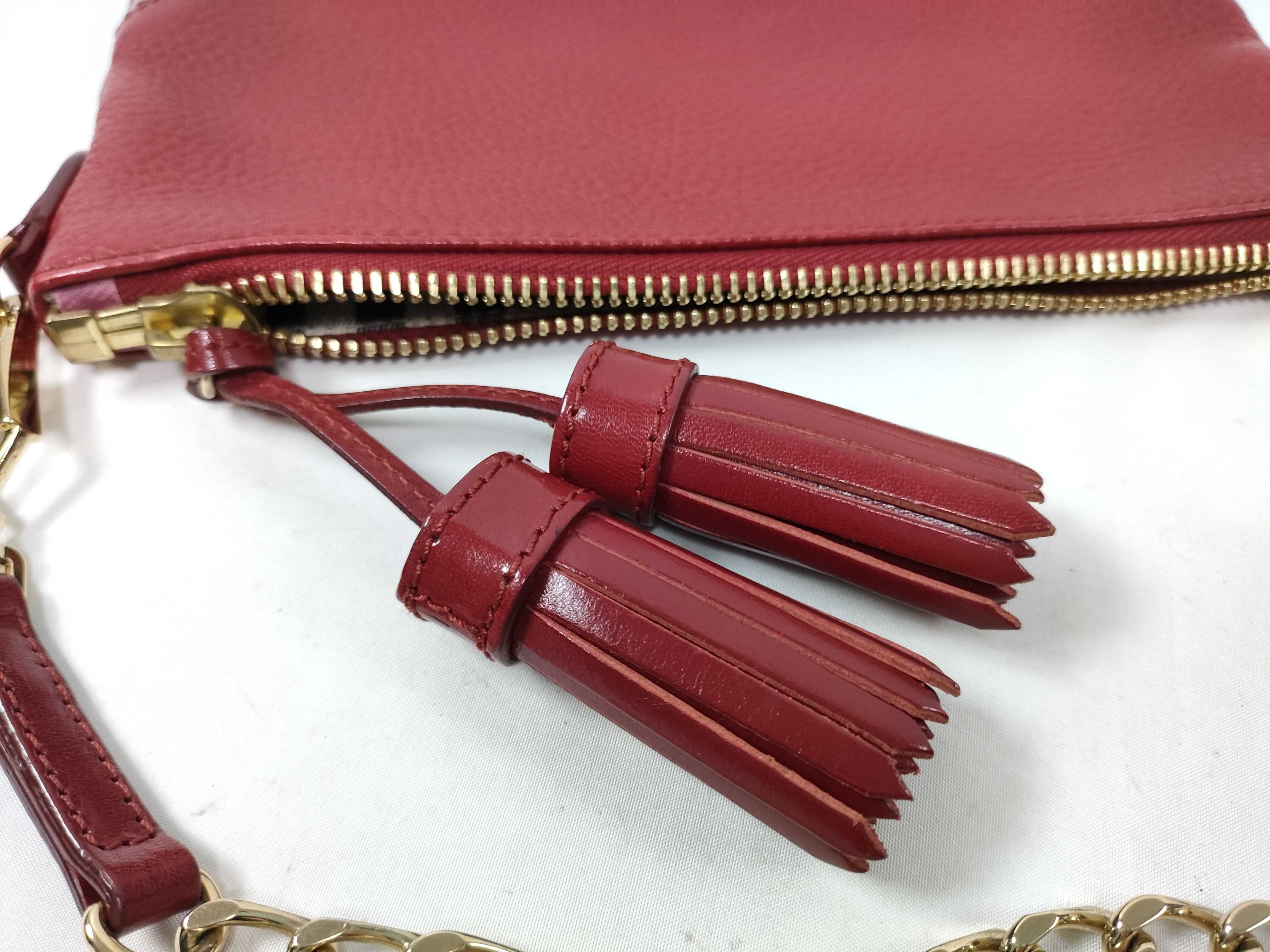 Leather Chain Shoulder Bag — view 8