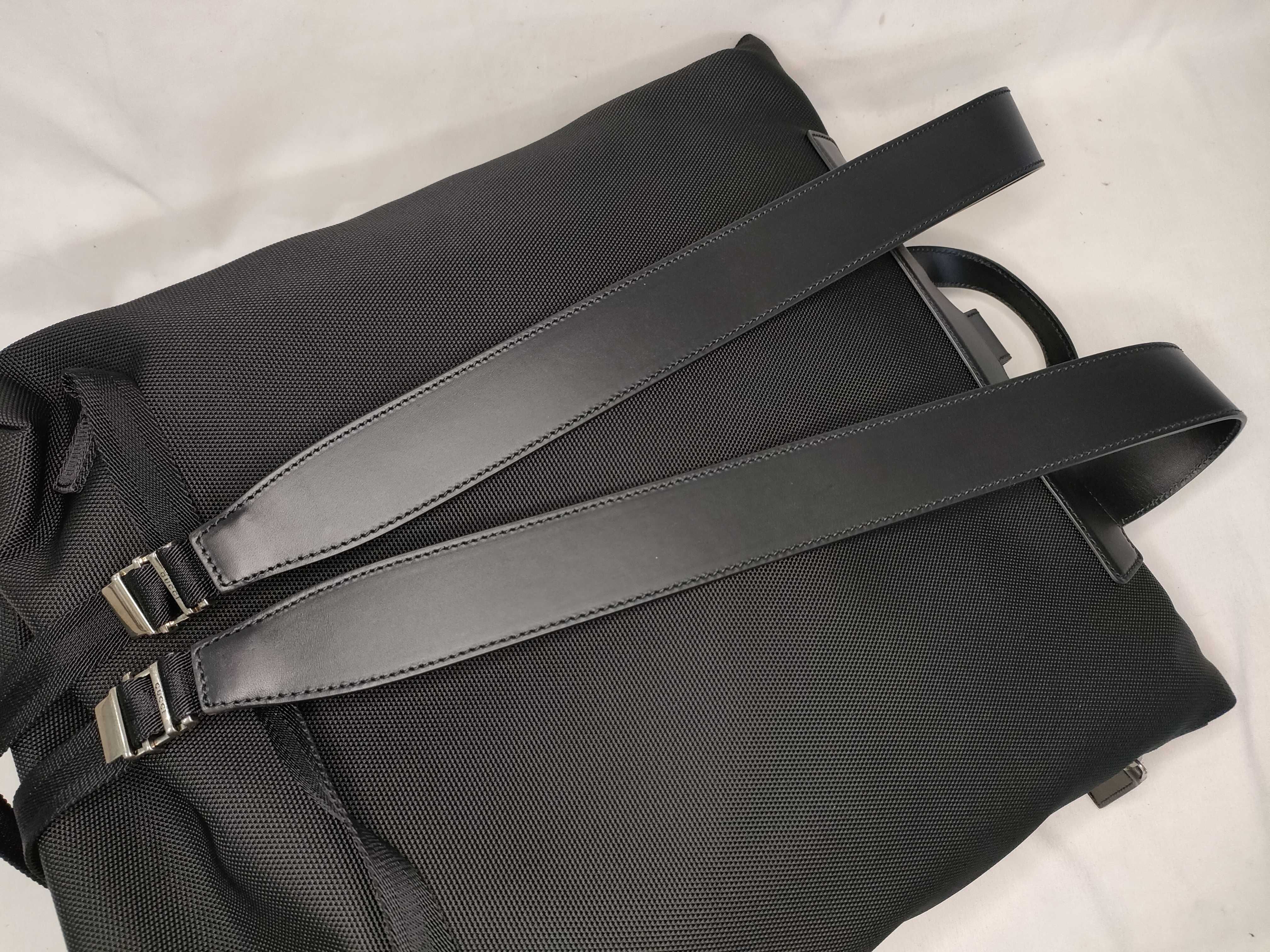 Sherry Line Nylon Backpack/Rucksack, Black, 619749 — view 3