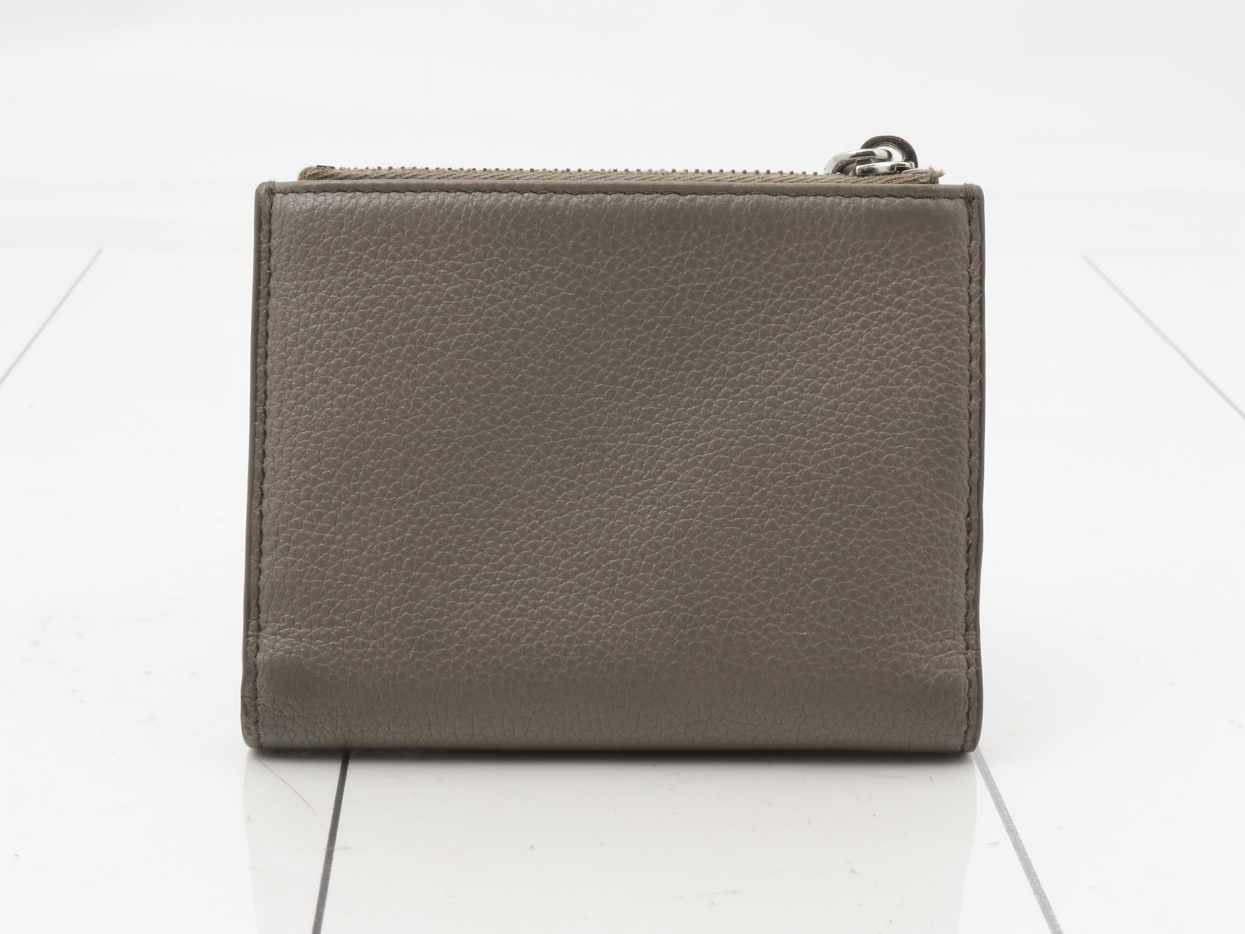 1ML050 Vitello Daino Greige Bi-fold Wallet — view 2
