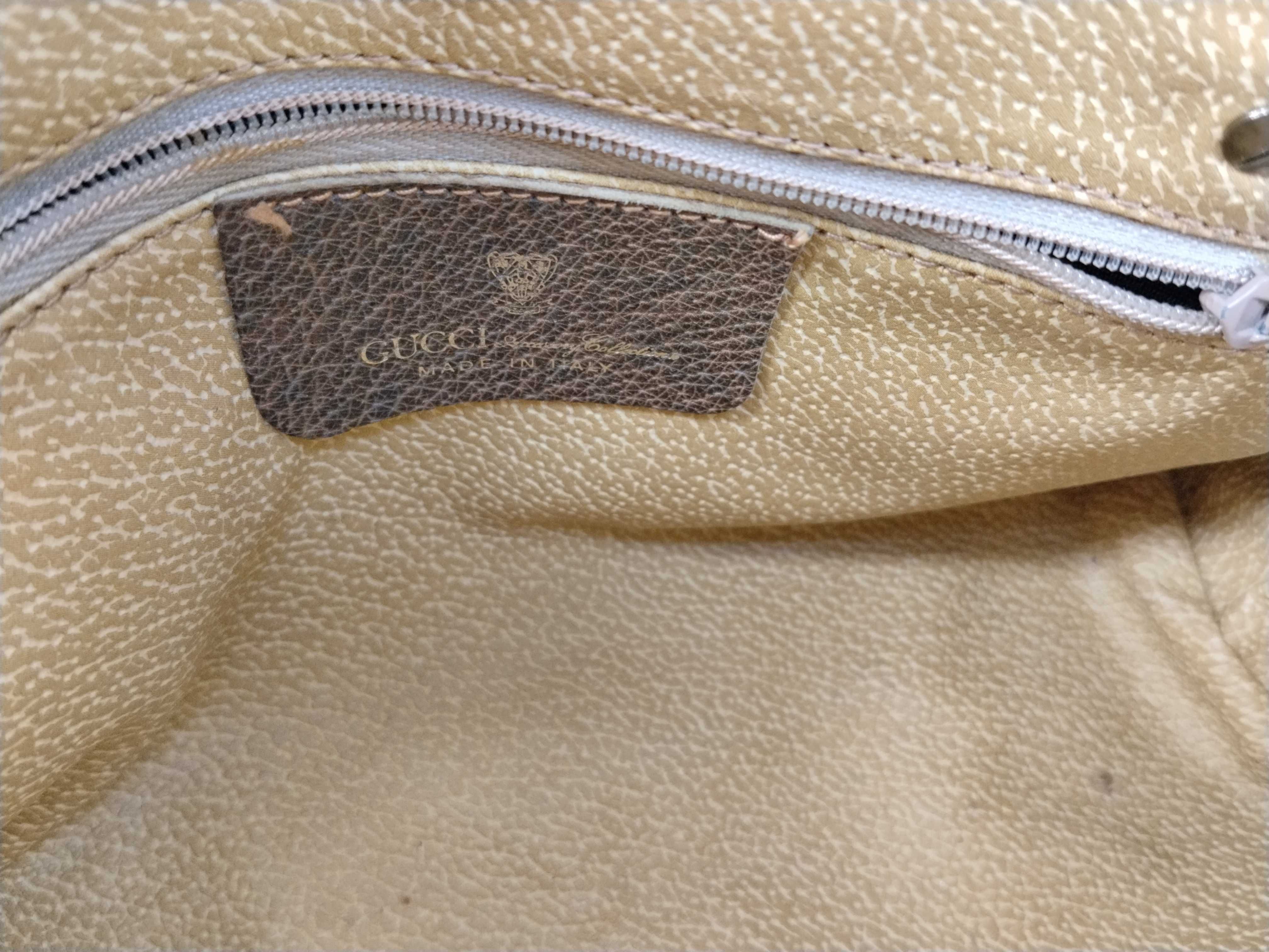 GG Canvas Shoulder Bag, Beige x Brown — view 12