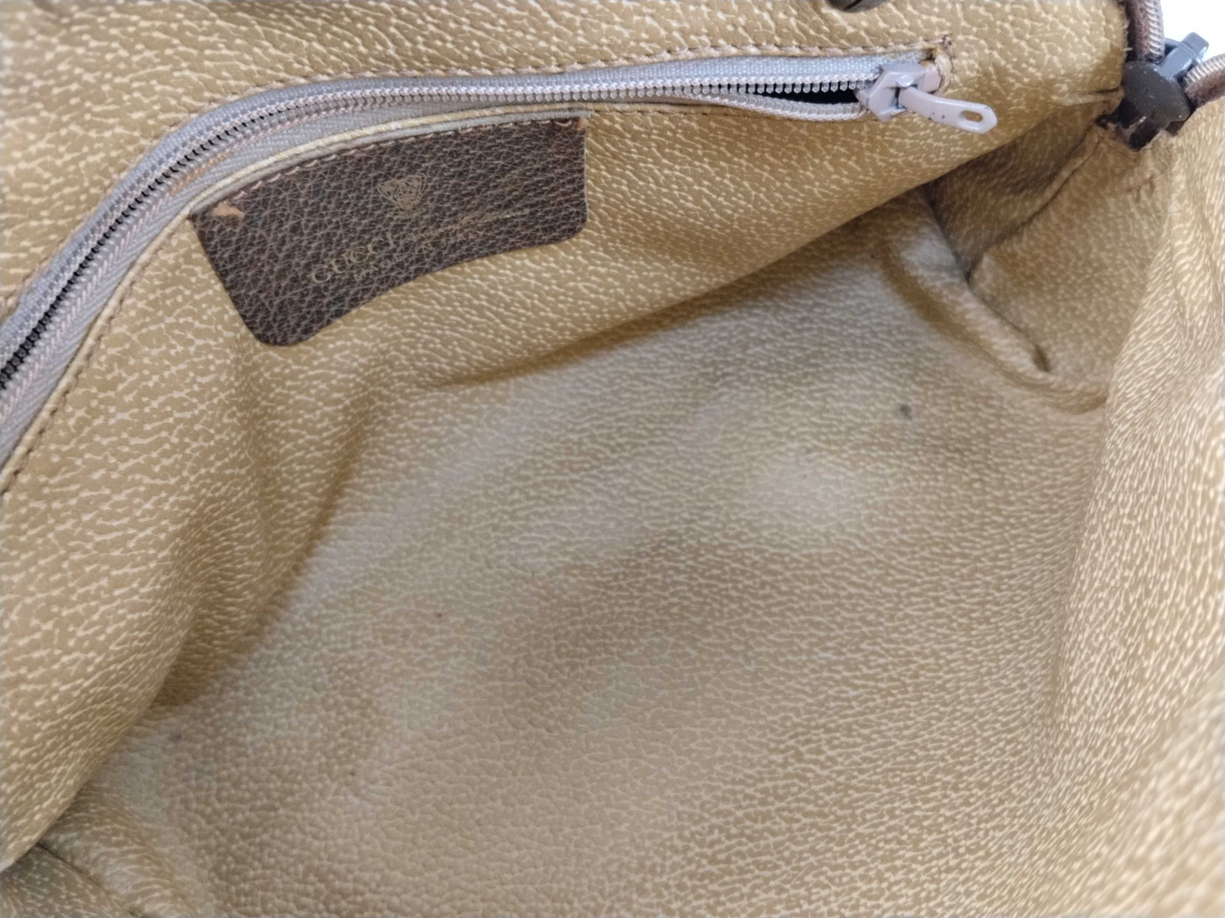 GG Canvas Shoulder Bag, Beige x Brown — view 10