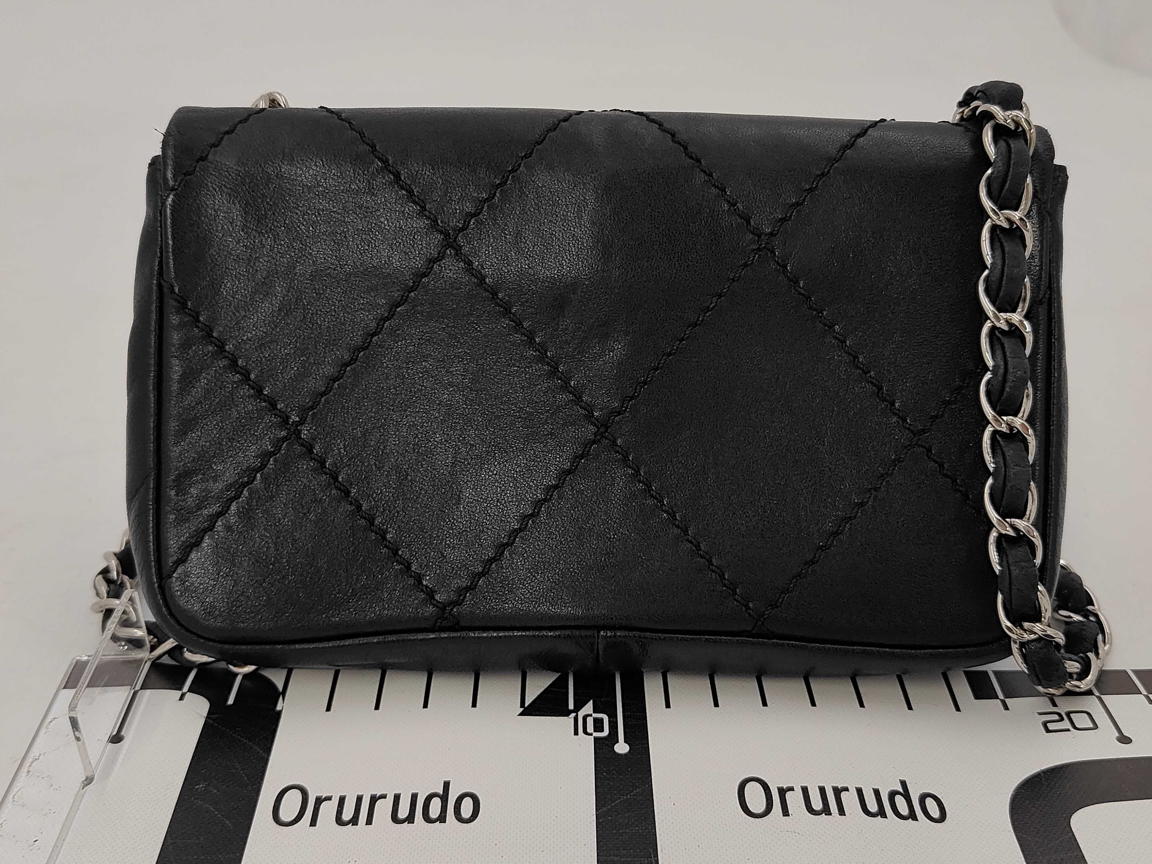 Wild Stitch Mini Chain Shoulder Bag, Calfskin, Black, SS Shoulder Bag — view 2