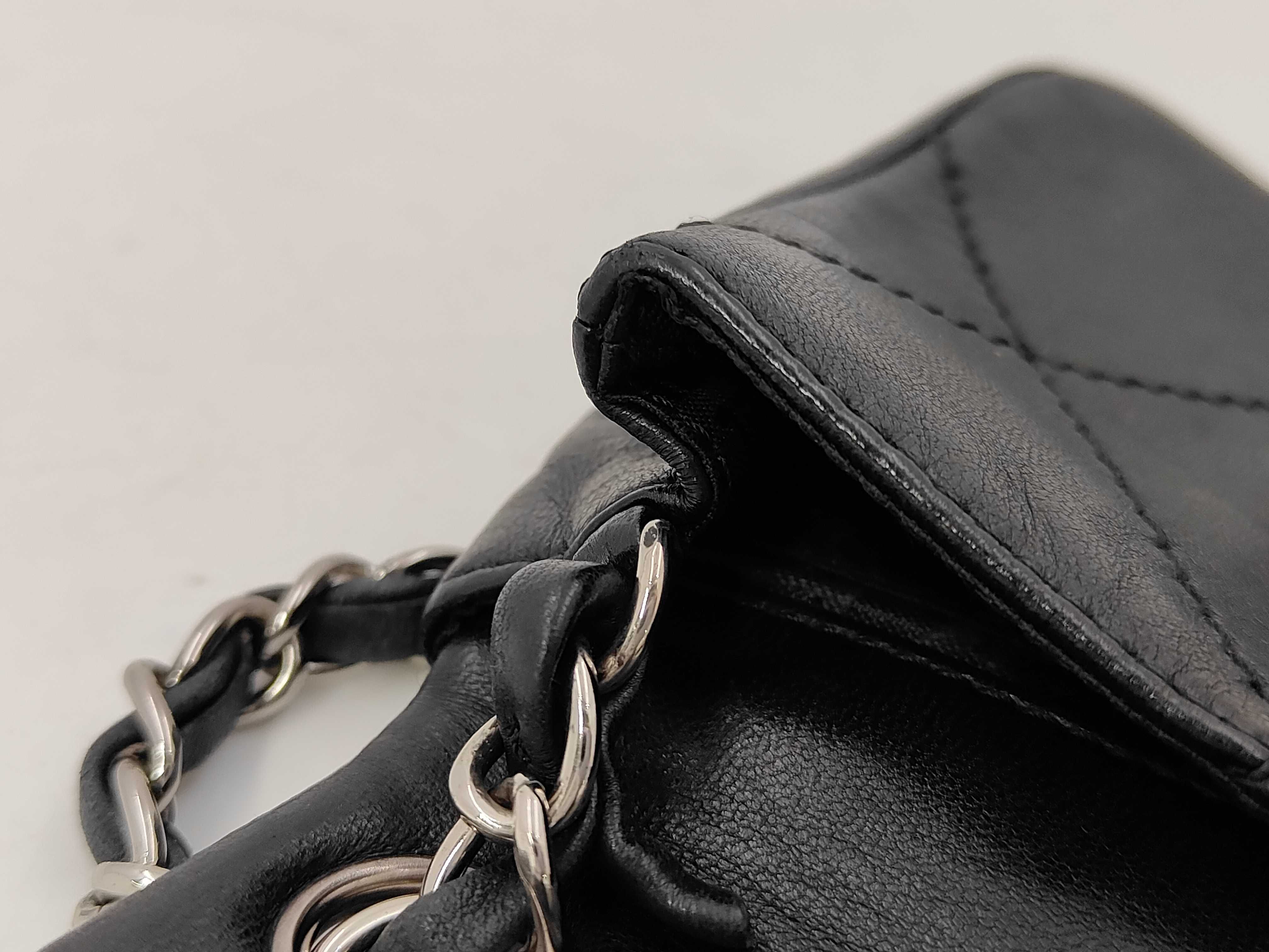Wild Stitch Mini Chain Shoulder Bag, Calfskin, Black, SS Shoulder Bag — view 12