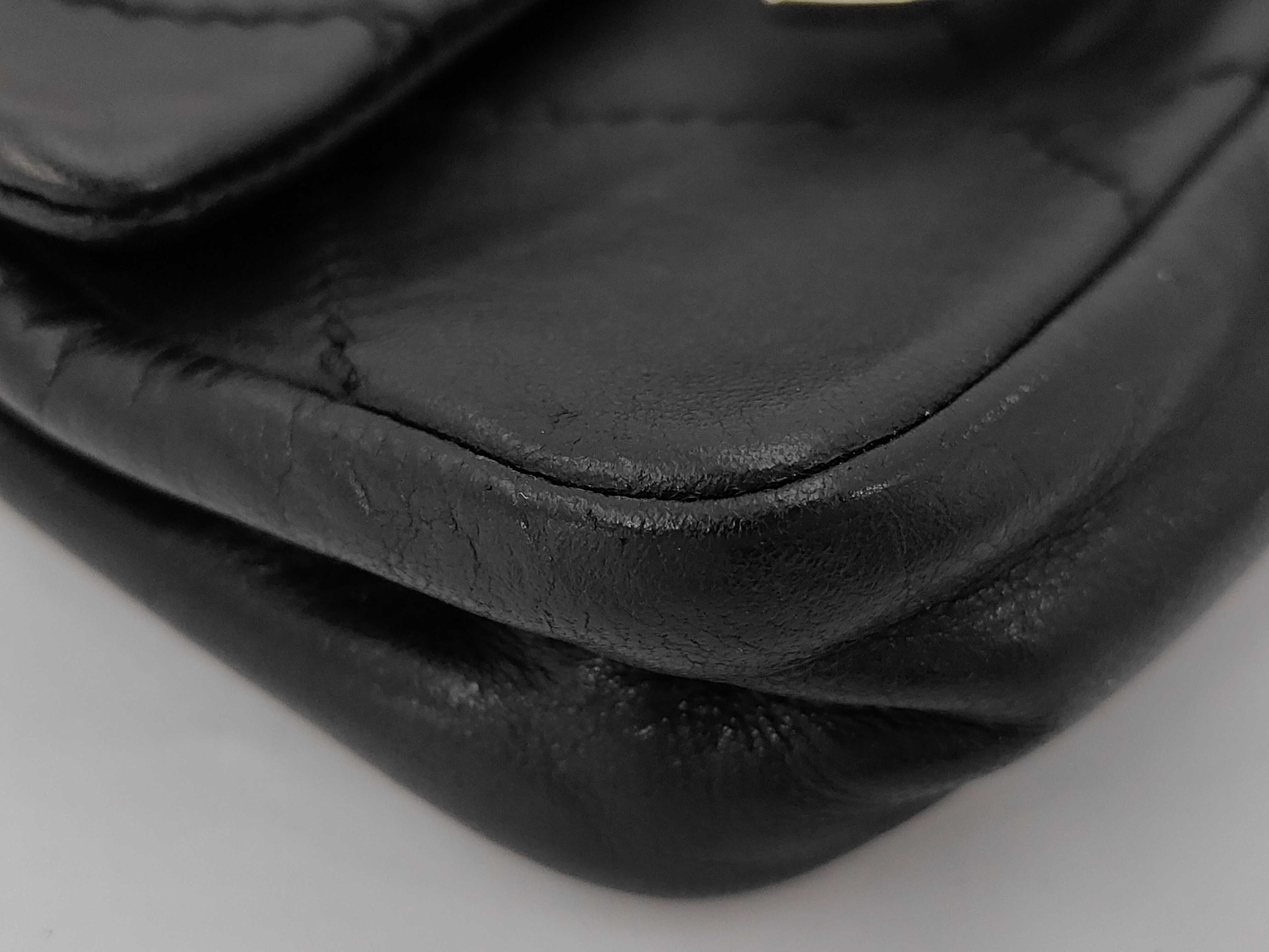 Wild Stitch Mini Chain Shoulder Bag, Calfskin, Black, SS Shoulder Bag — view 3