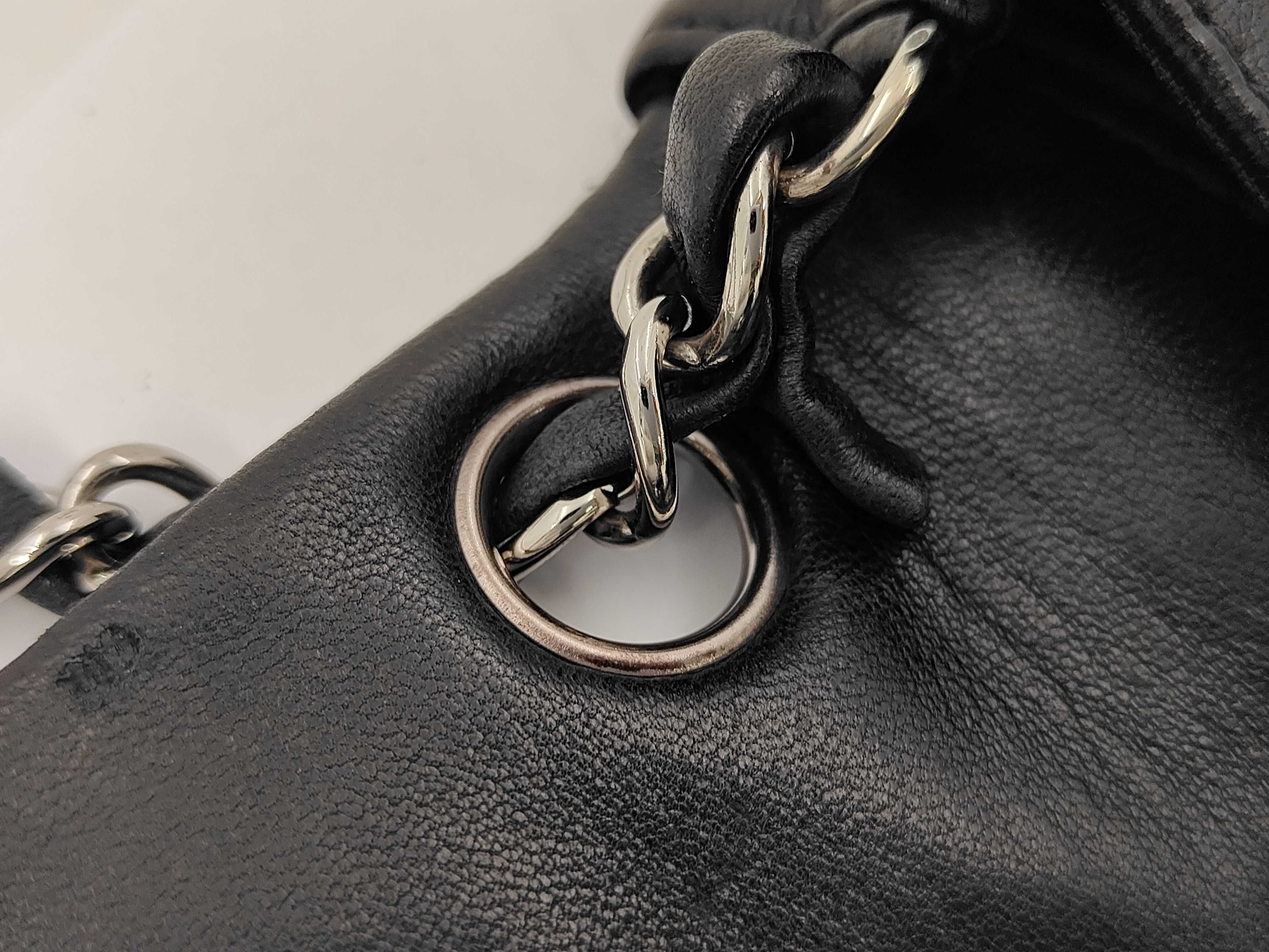 Wild Stitch Mini Chain Shoulder Bag, Calfskin, Black, SS Shoulder Bag — view 7