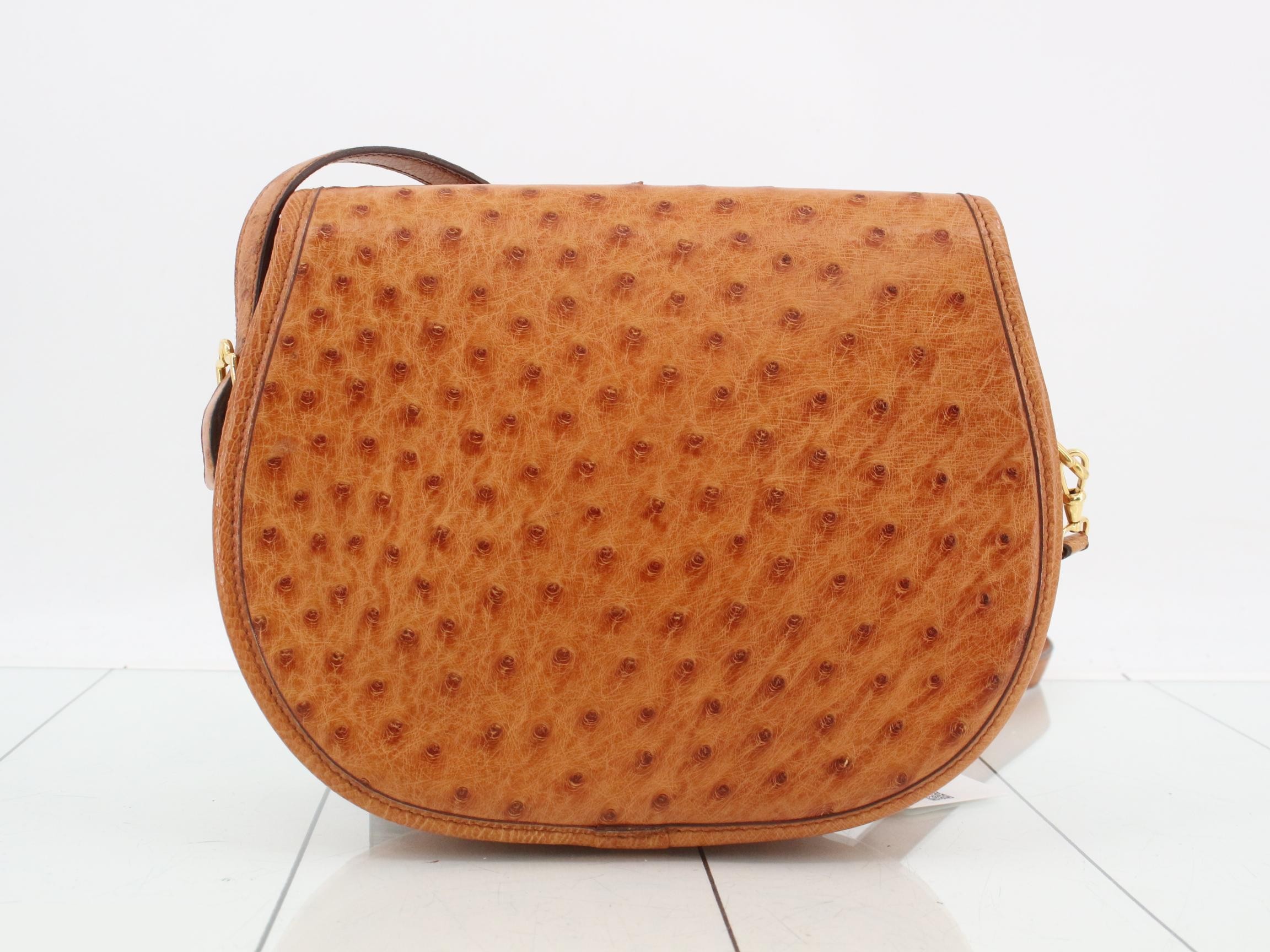 Ostrich Lift Shoulder Bag ( O stamp) — view 2