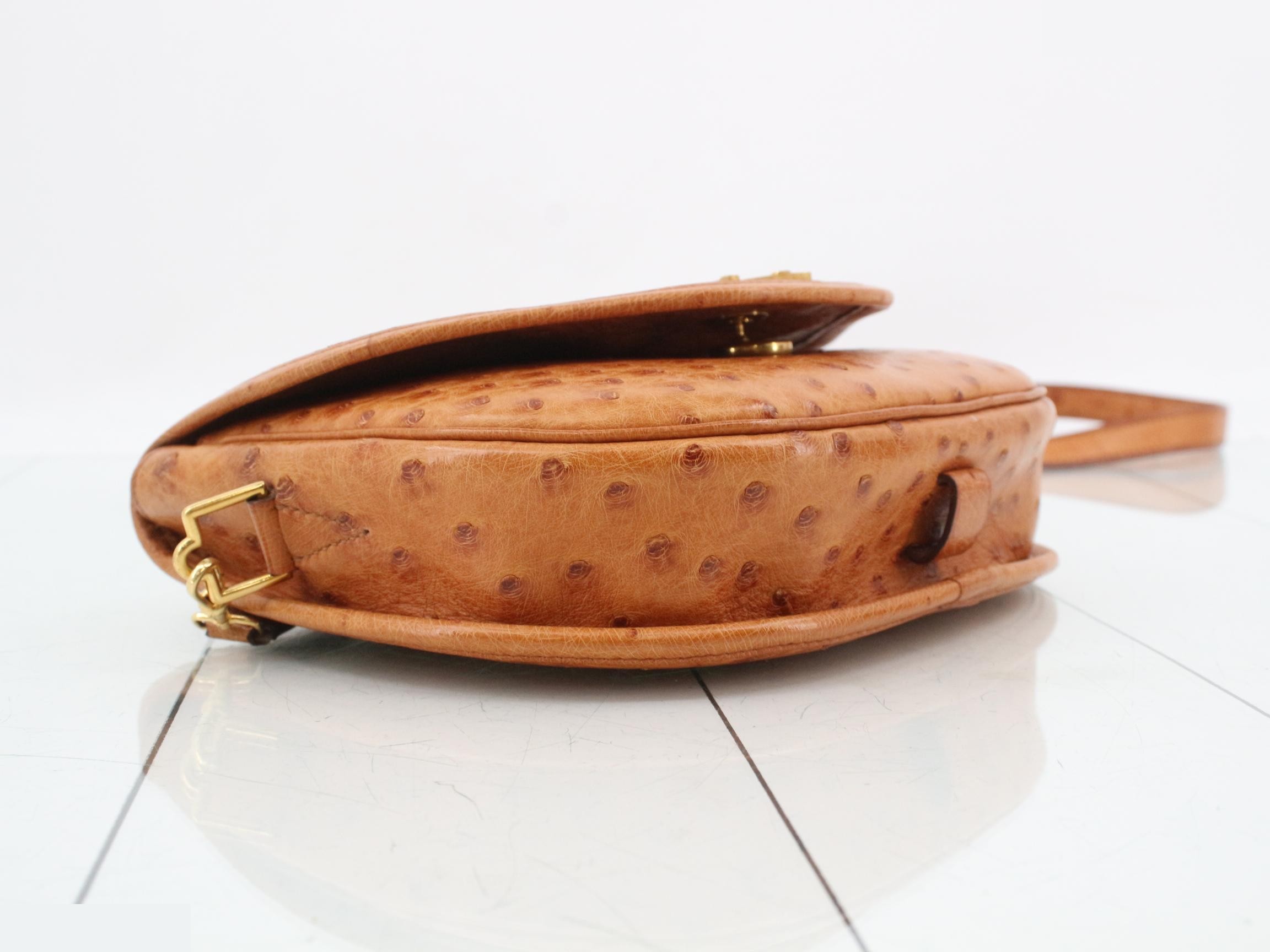 Ostrich Lift Shoulder Bag ( O stamp) — view 5