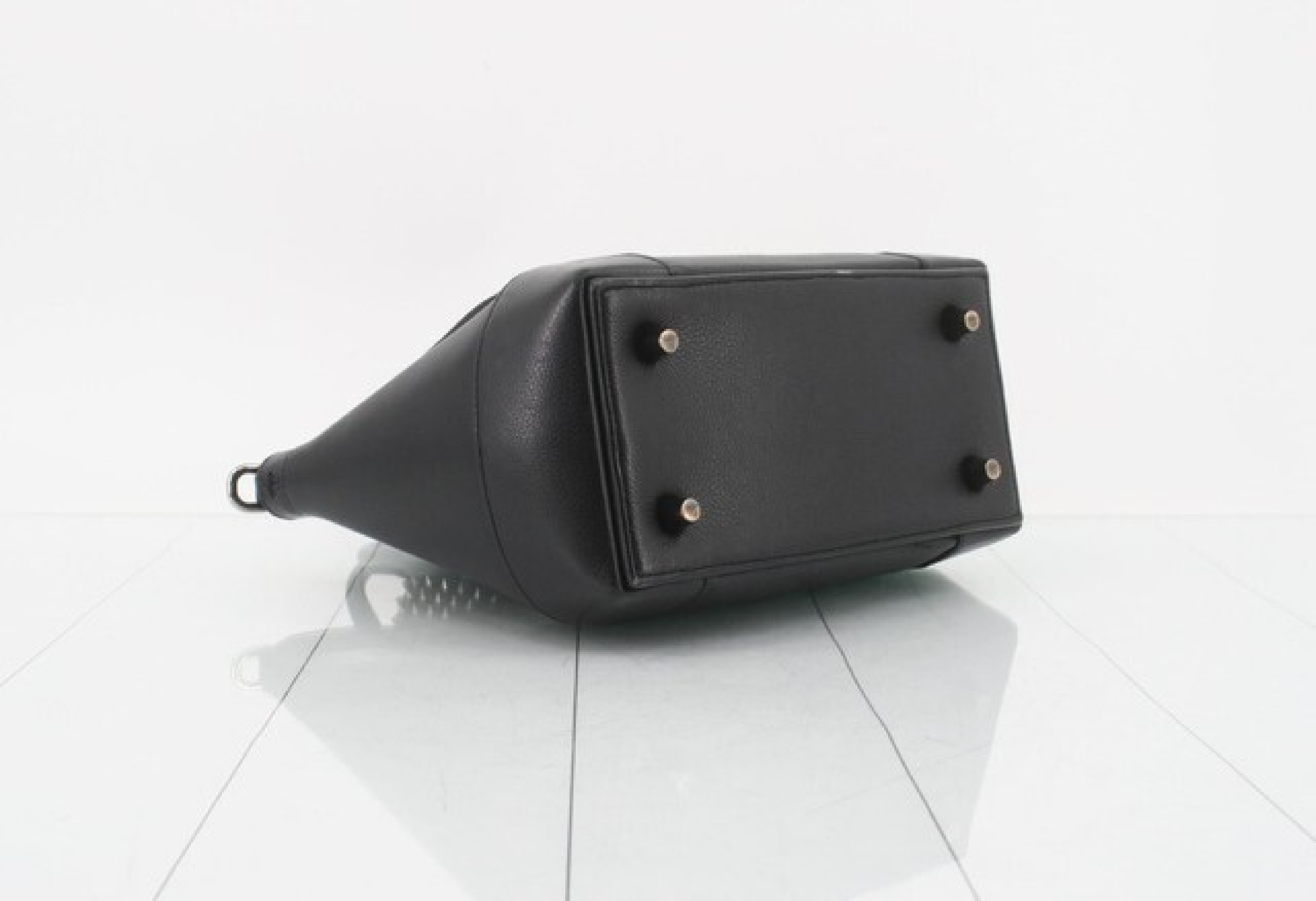 Eloise Leather Spike Stud Handbag Shoulder Bag — view 3