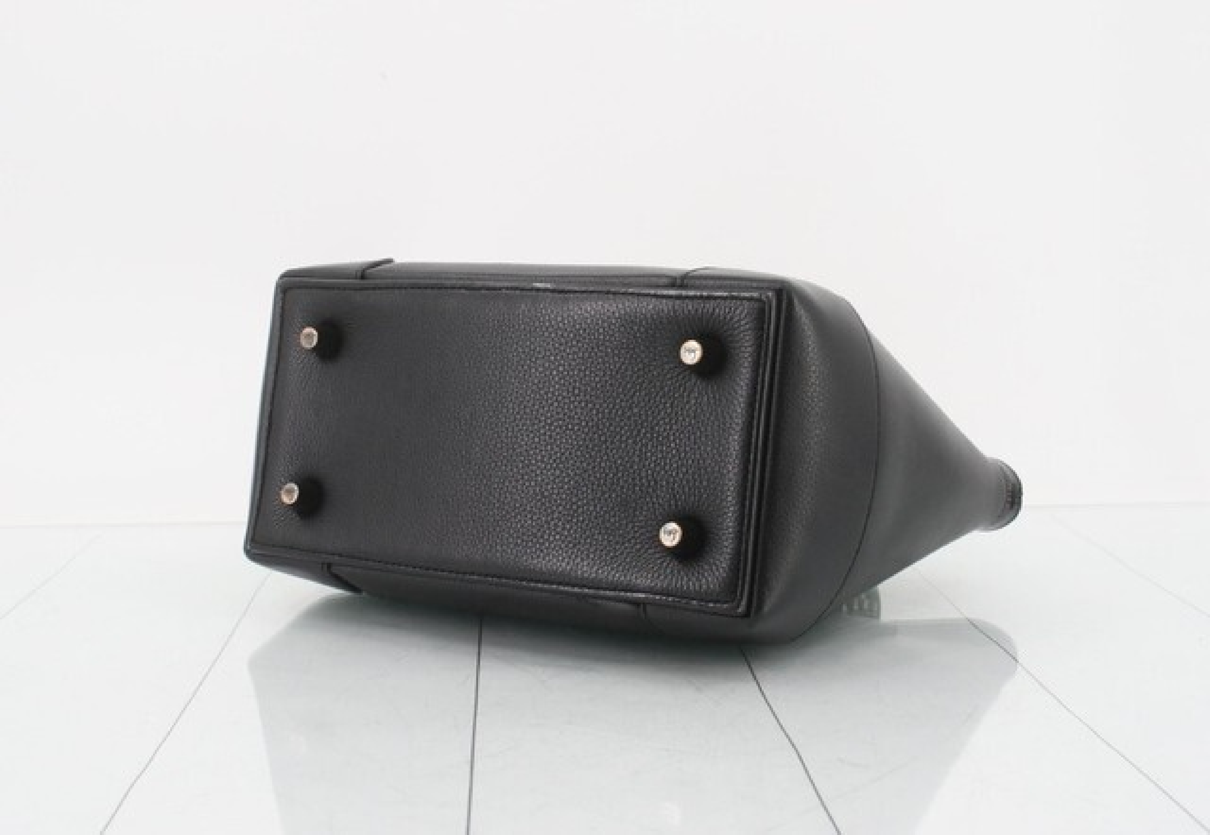 Eloise Leather Spike Stud Handbag Shoulder Bag — view 4