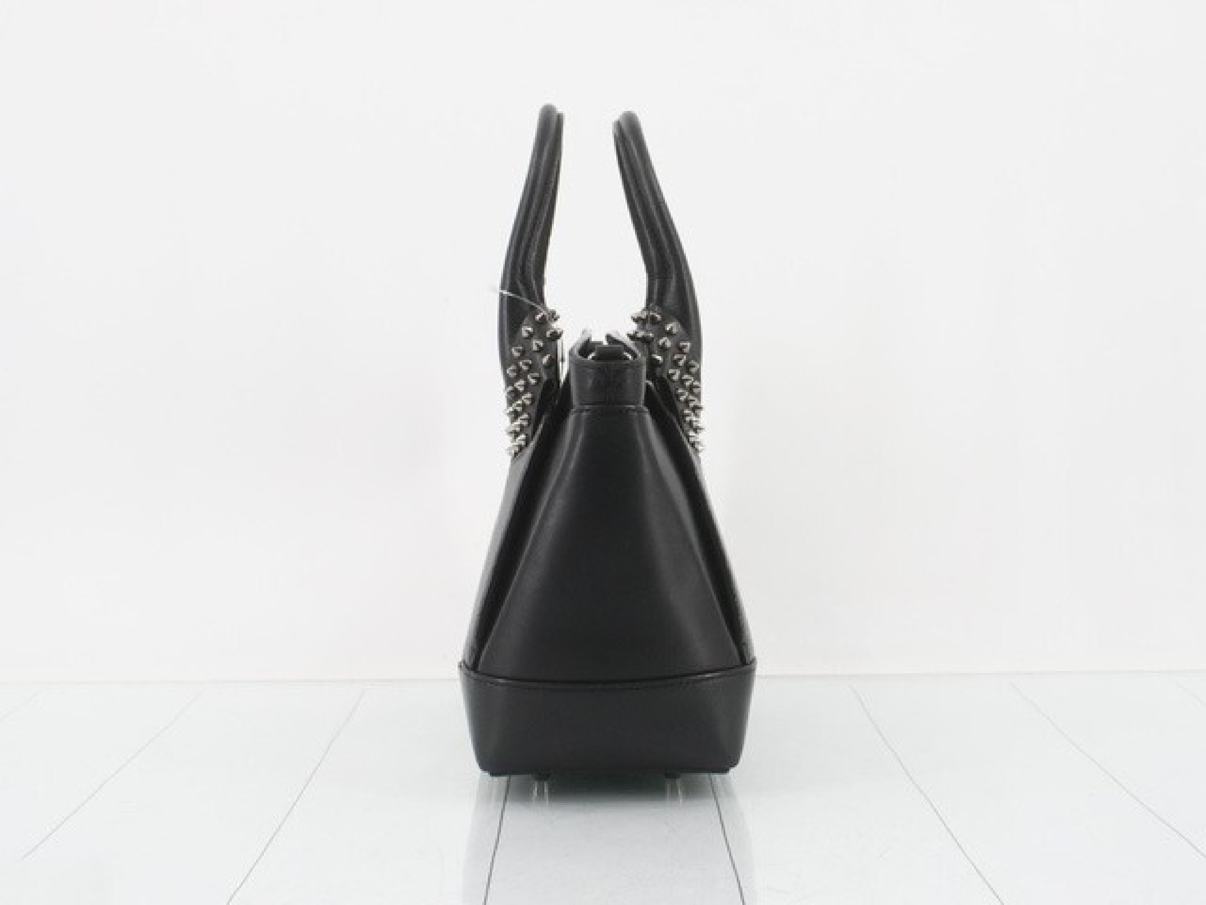Eloise Leather Spike Stud Handbag Shoulder Bag — view 6