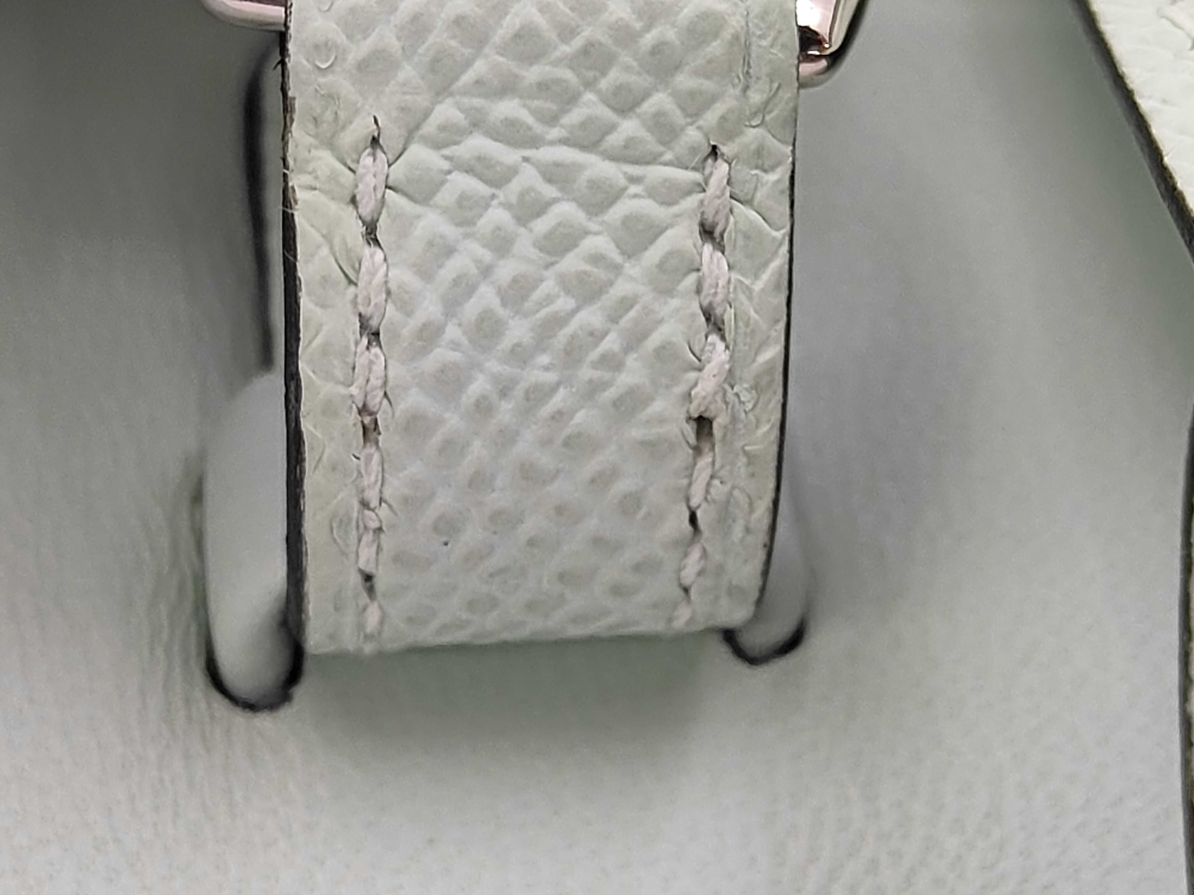 Kelly Elan Epsom Leather Bag in Vert Peppermint with Silver Hardware (W Stamp) — view 9