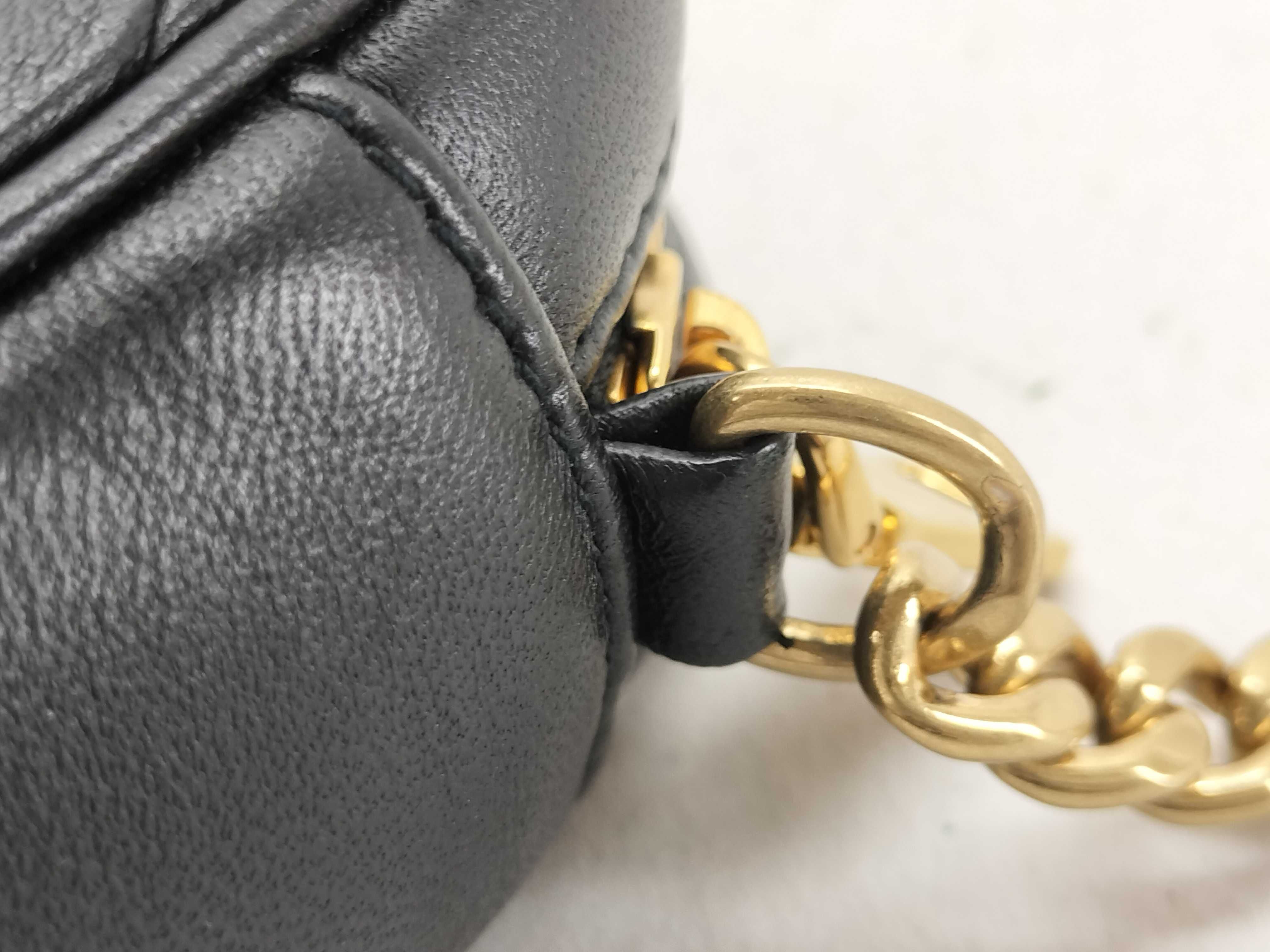 SG- Nappa Gofle Leather Chain Shoulder Bag Black 1BH112 Shoulder Bag — view 5
