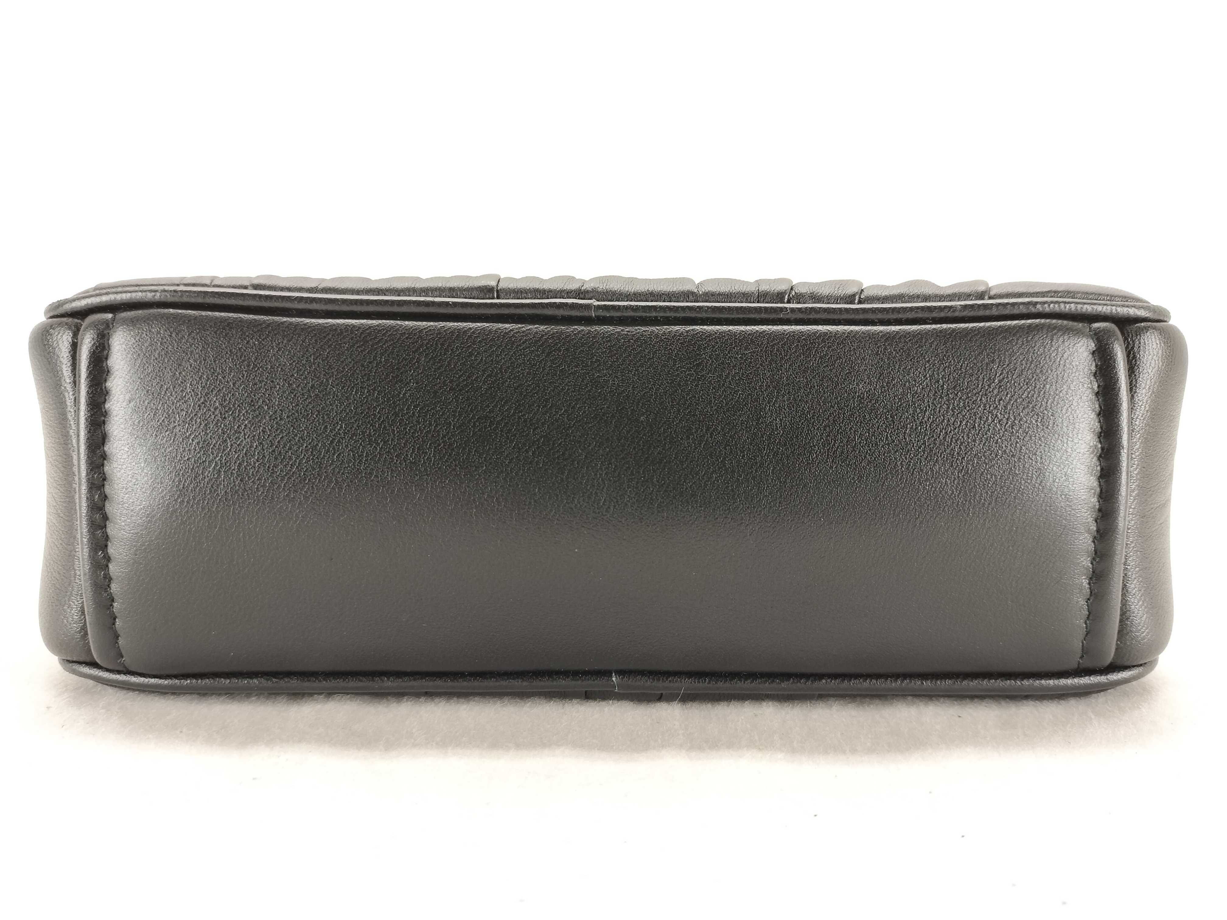 SG- Nappa Gofle Leather Chain Shoulder Bag Black 1BH112 Shoulder Bag — view 7