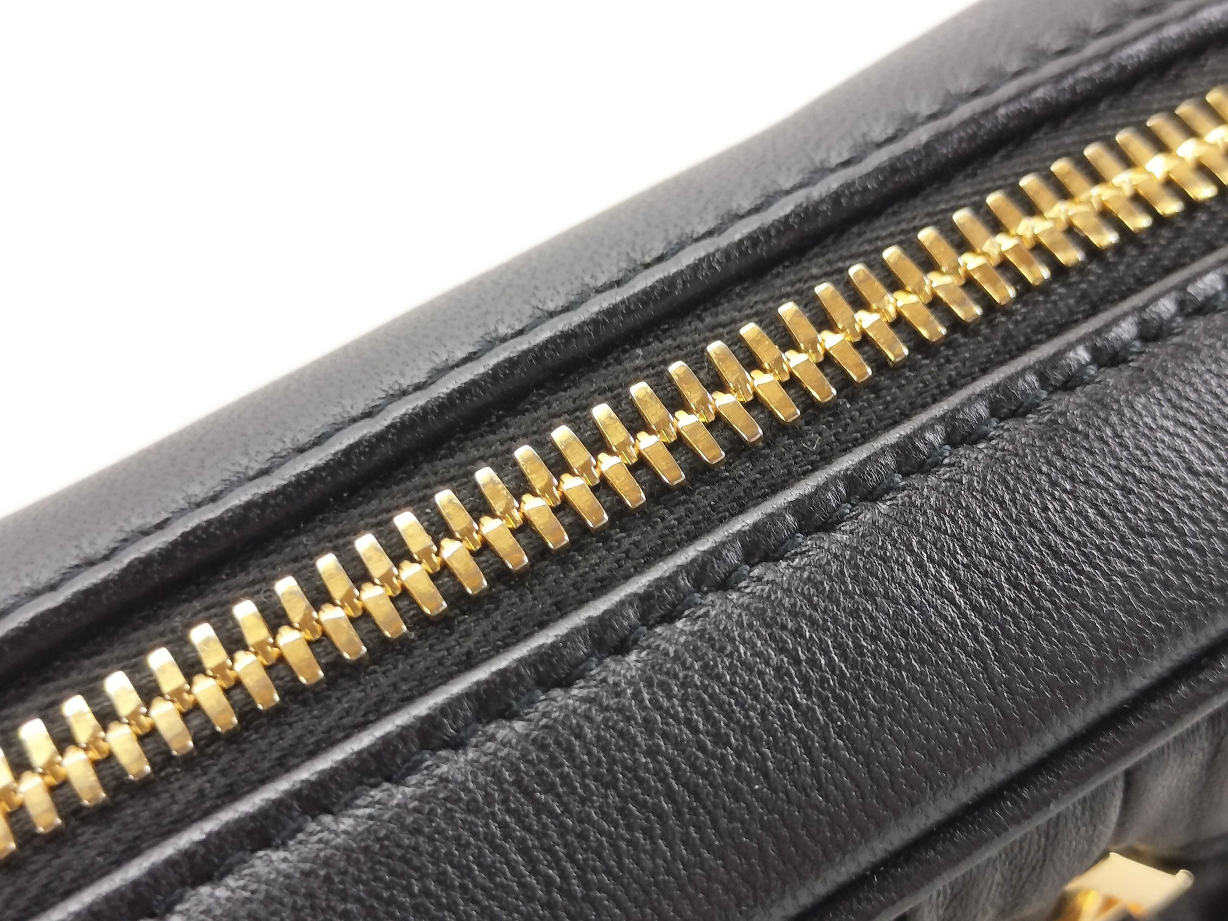 SG- Nappa Gofle Leather Chain Shoulder Bag Black 1BH112 Shoulder Bag — view 8
