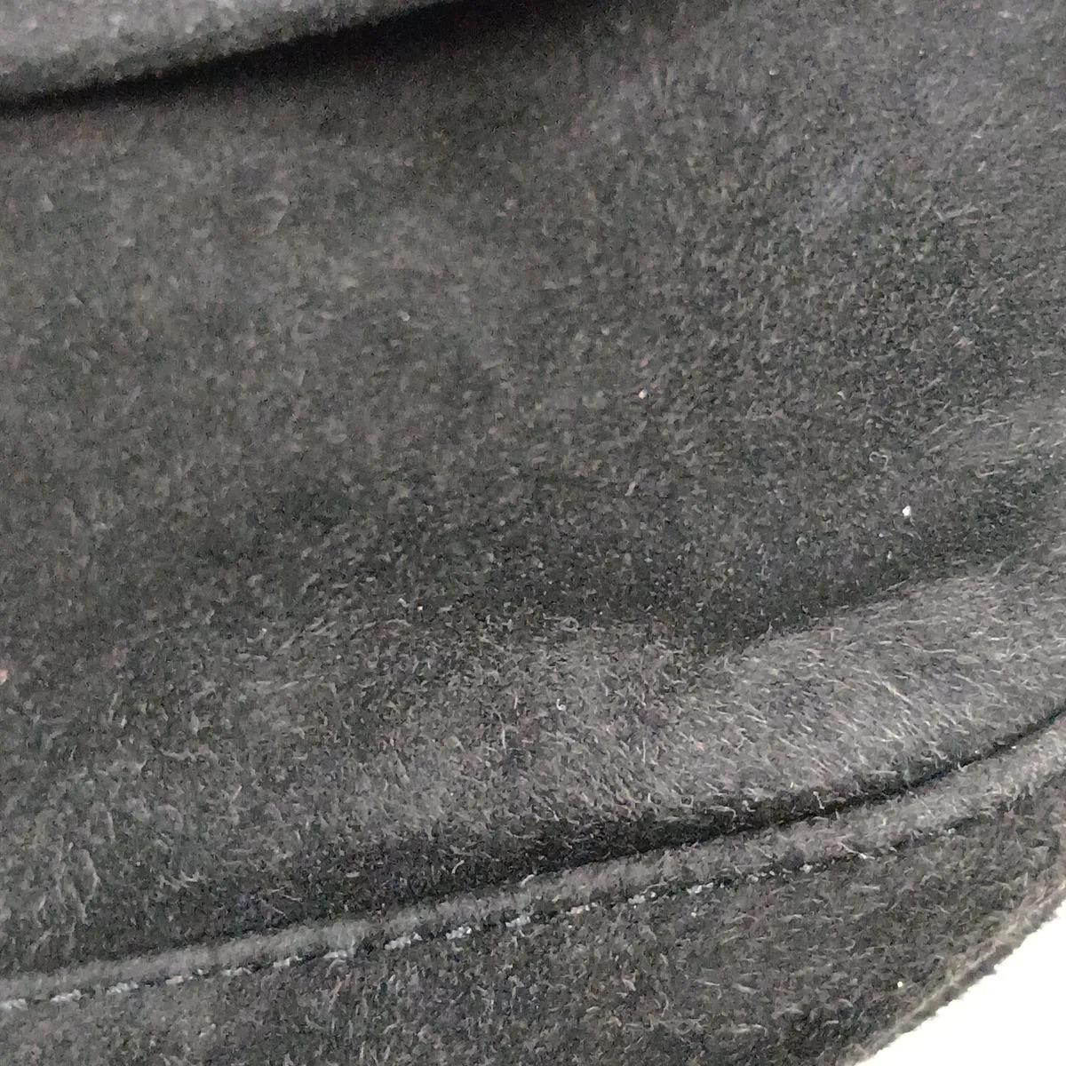 Mamma Bucket Suede x Leather Shoulder Bag, Black — view 11
