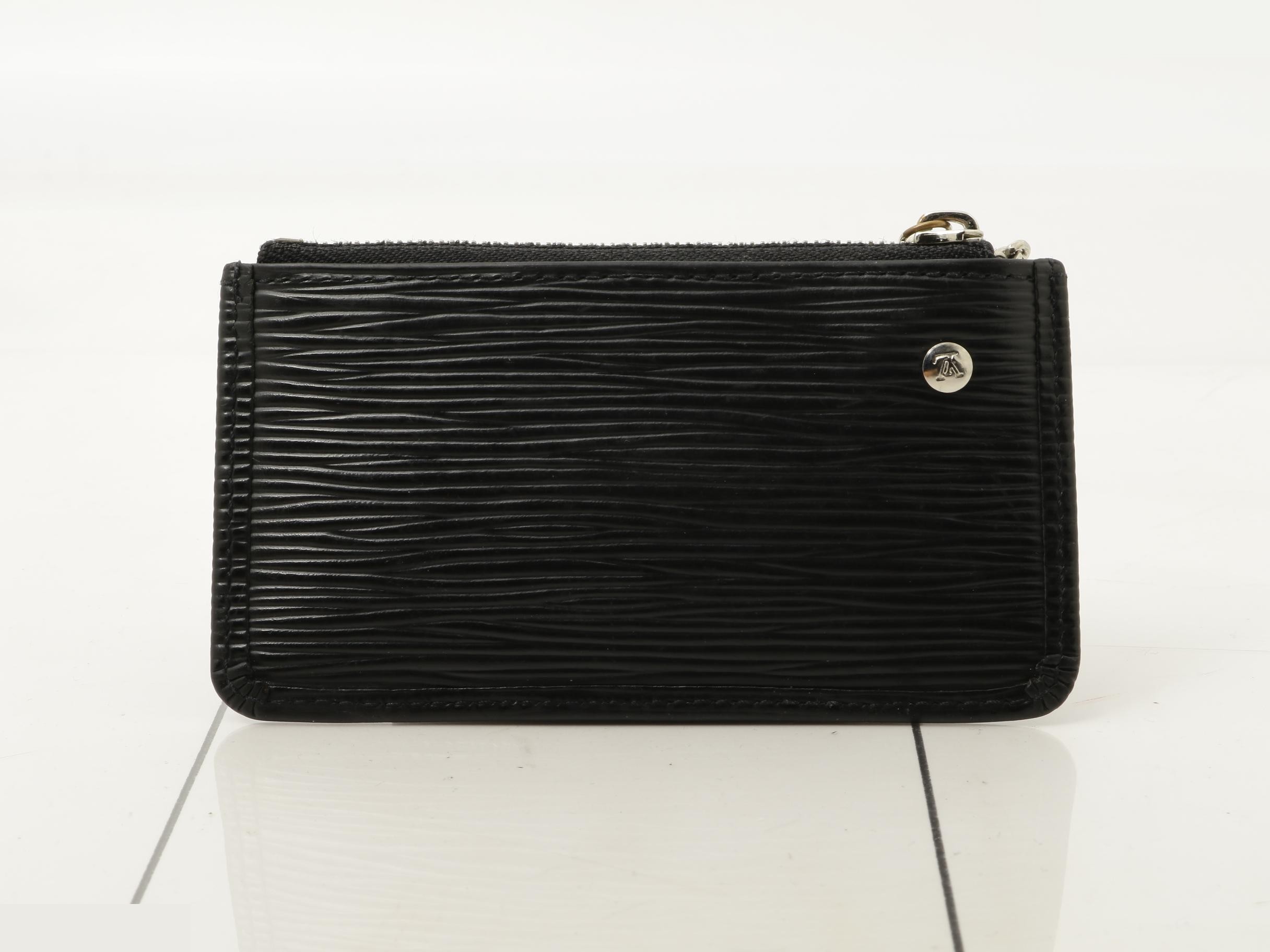 M63802 Pochette Clé Noir Epi Coin Case — view 2
