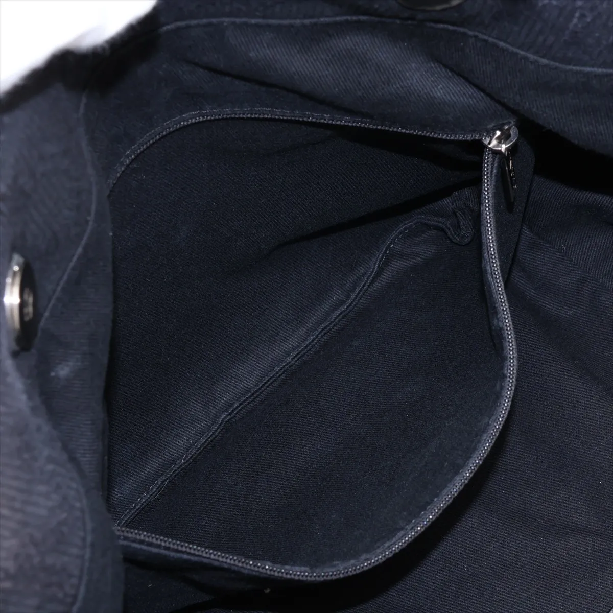 Coco Mark Canvas 2-Way Tote Bag, Black with Silver Hardware, 30429554 (Serial Number in the 30s) — view 10