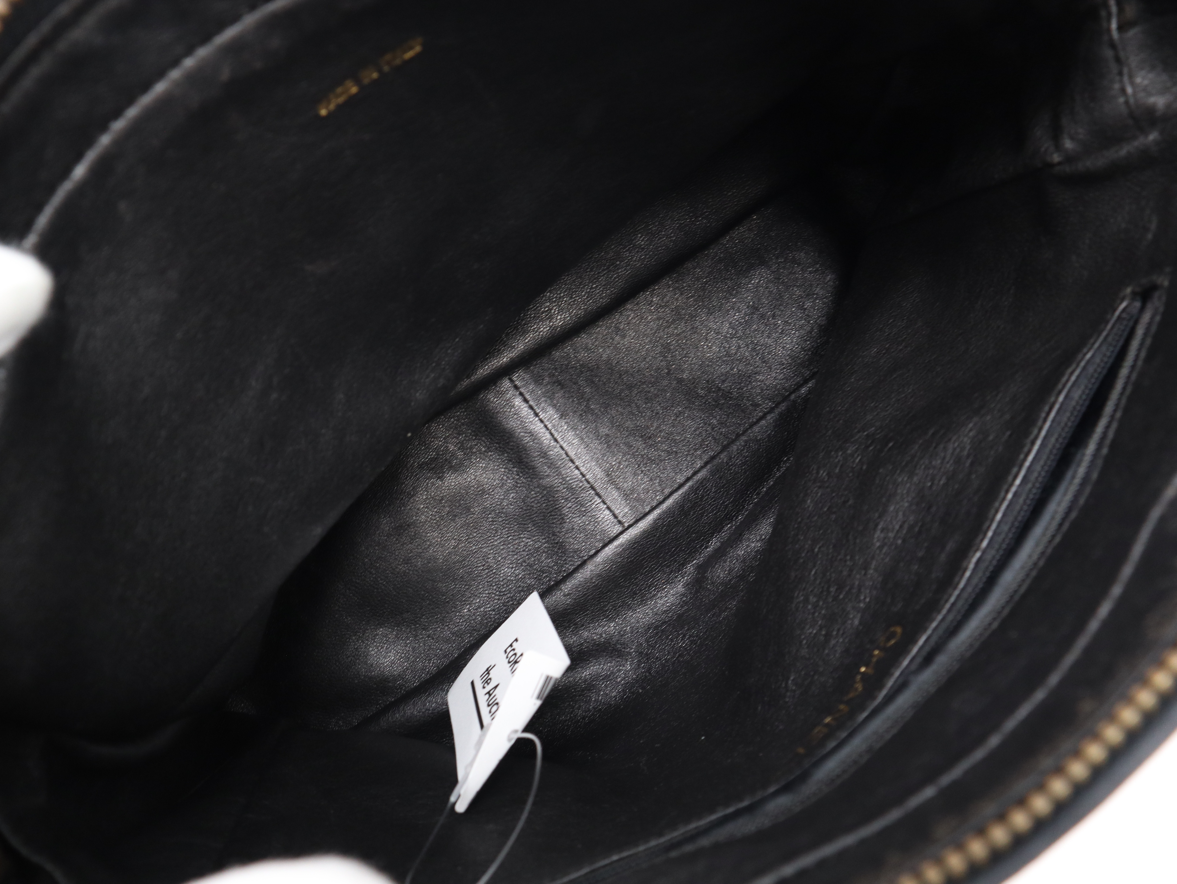 Lambskin Matelassé Fringe Coco Mark Black Seal Shoulder Bag 1991401 — view 11