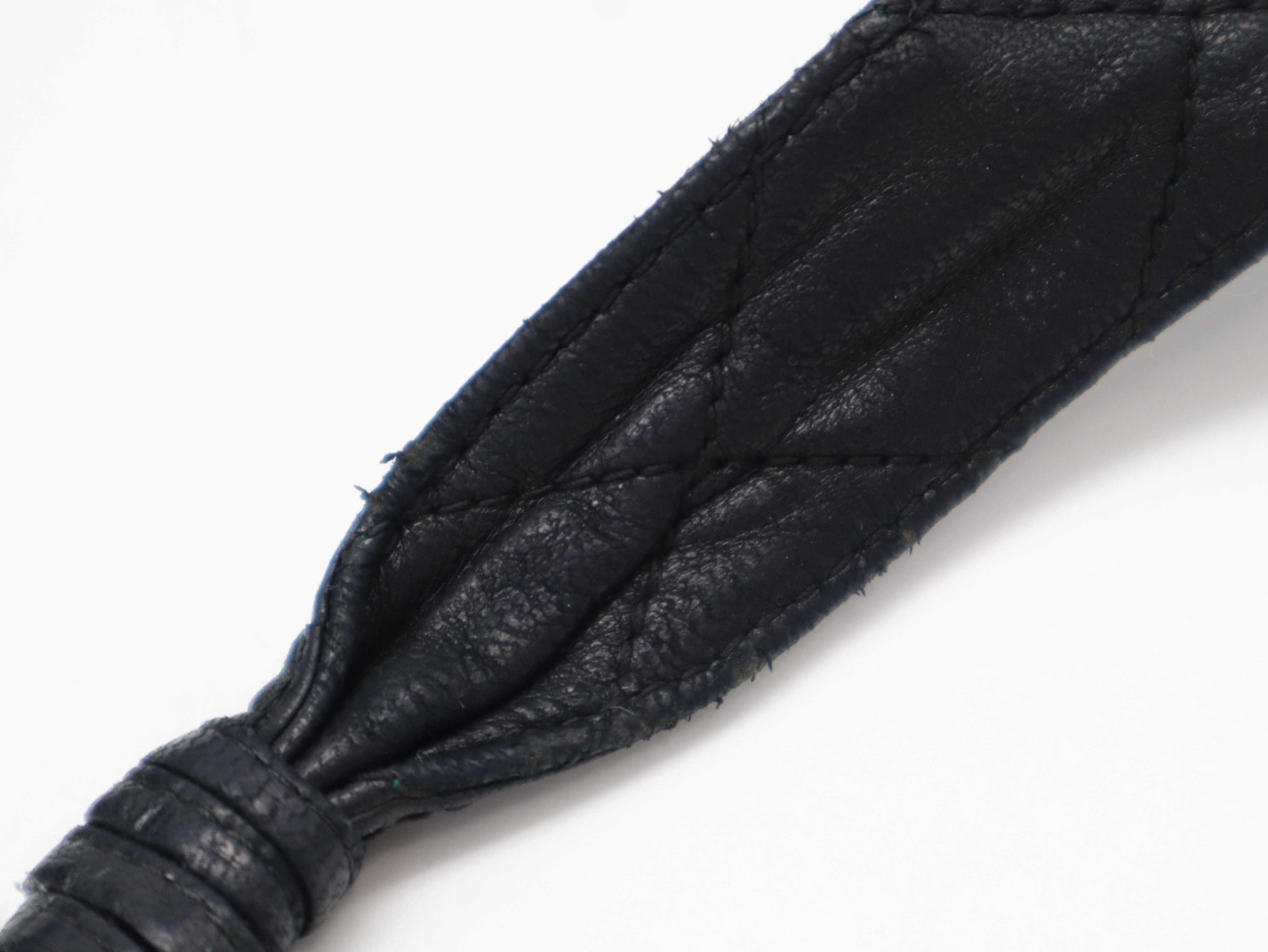 Lambskin Matelassé Fringe Coco Mark Black Seal Shoulder Bag 1991401 — view 9