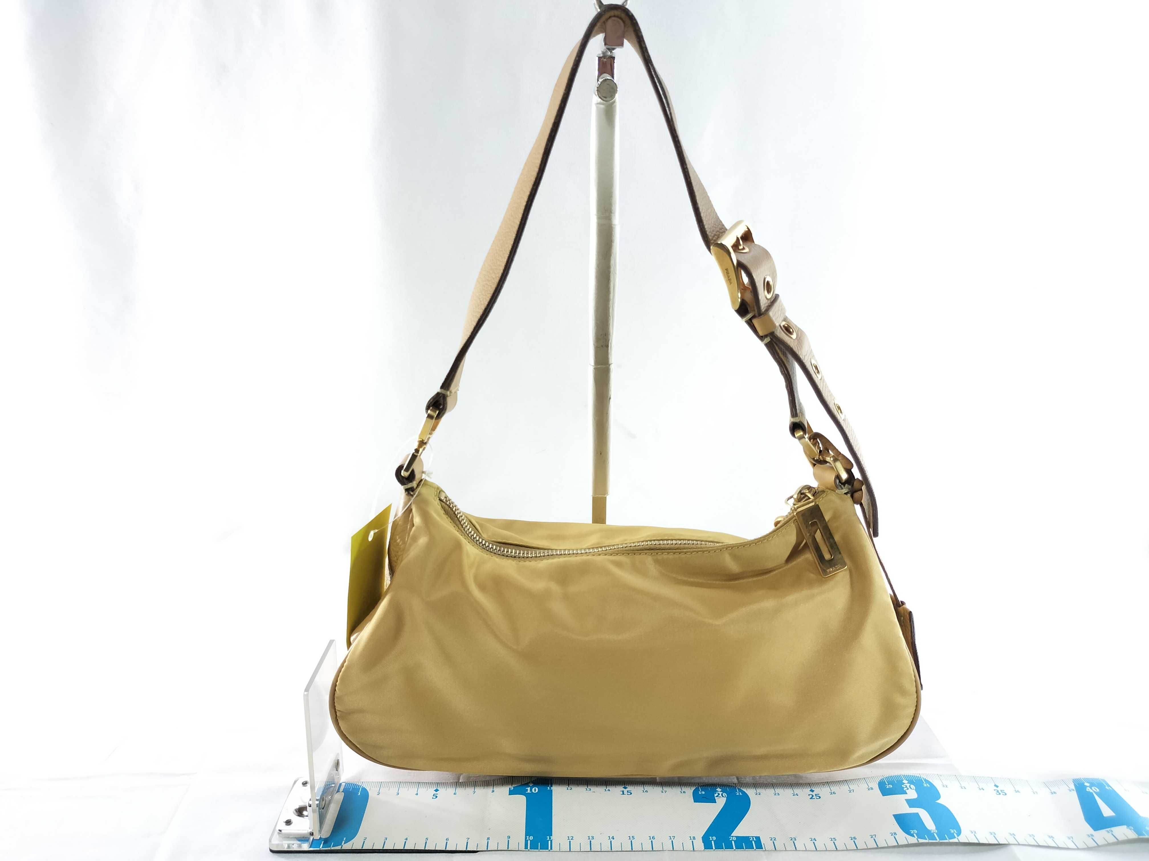 Nylon Leather One-Shoulder Bag — view 2
