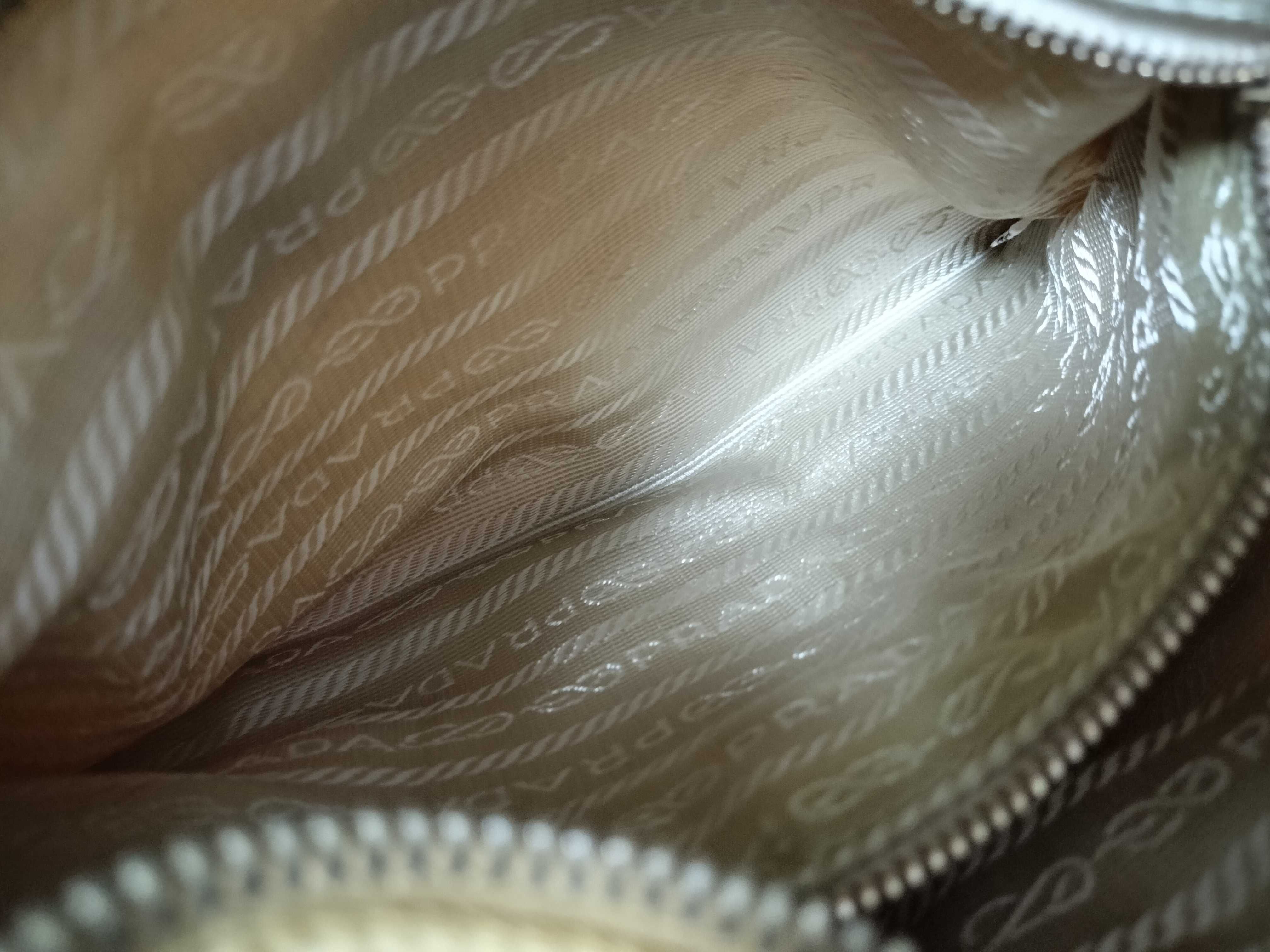 Nylon Leather One-Shoulder Bag — view 11