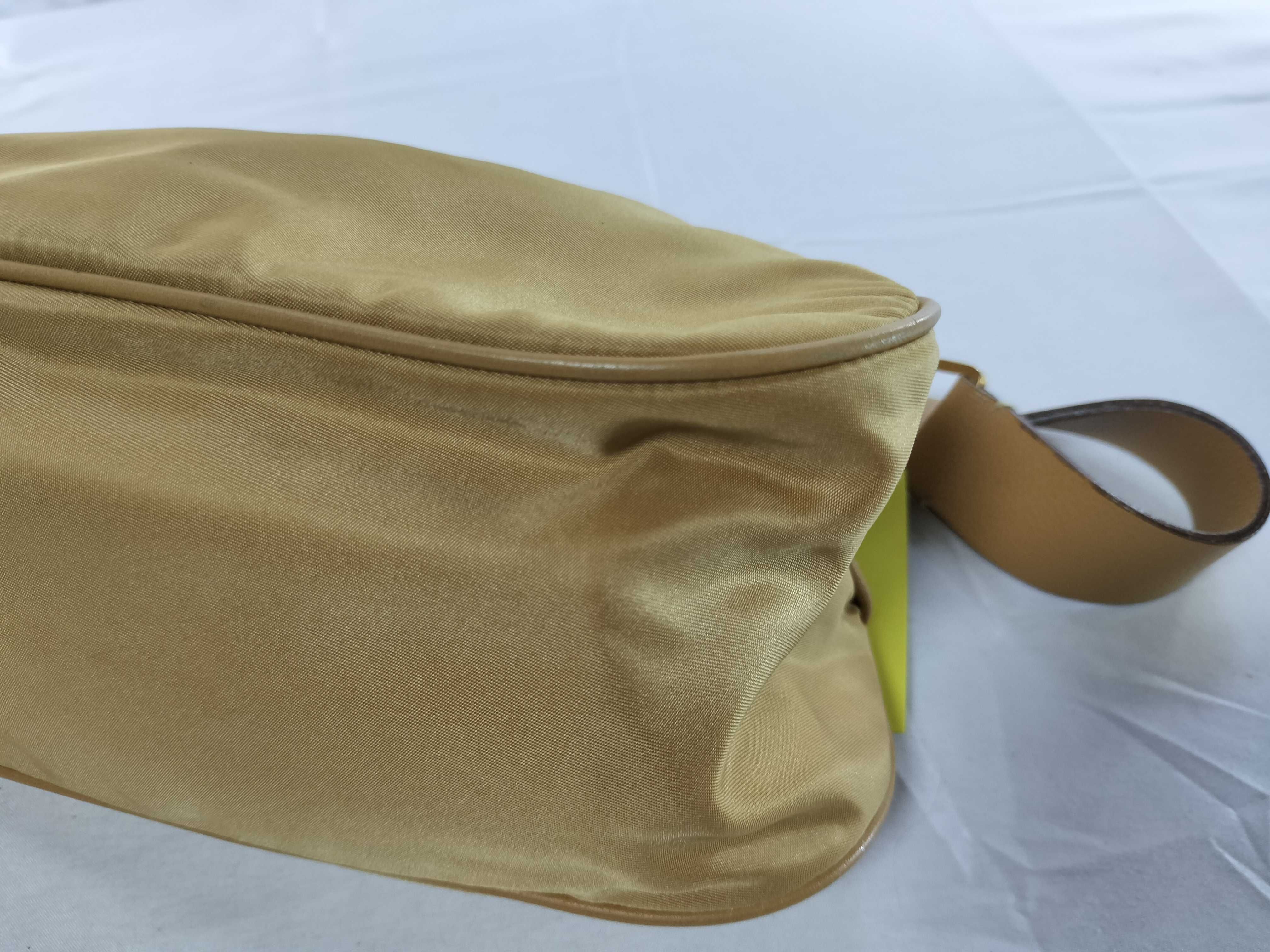Nylon Leather One-Shoulder Bag — view 7