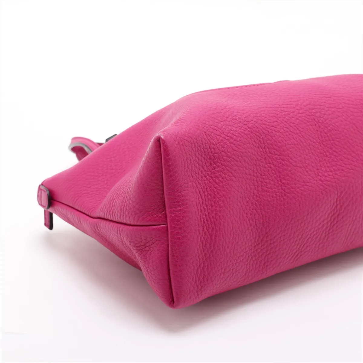 Soho Leather Handbag, Pink, 340618 — view 4