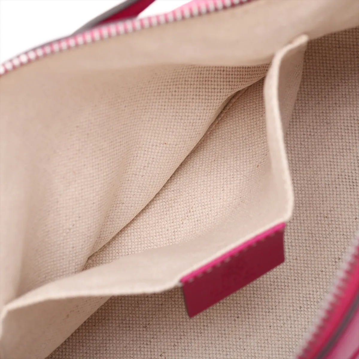 Soho Leather Handbag, Pink, 340618 — view 8