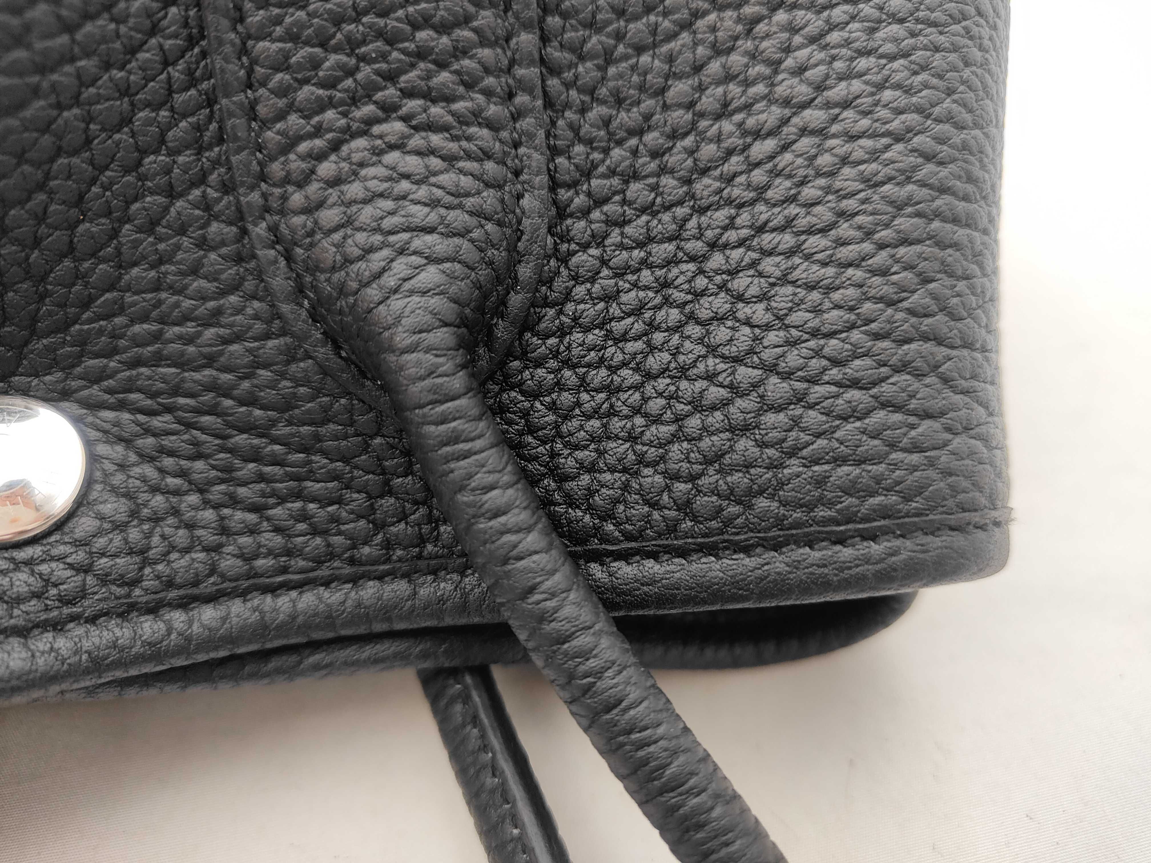 Neo Garden 23 Negonda (full leather) black tote bag with G stamp. — view 5