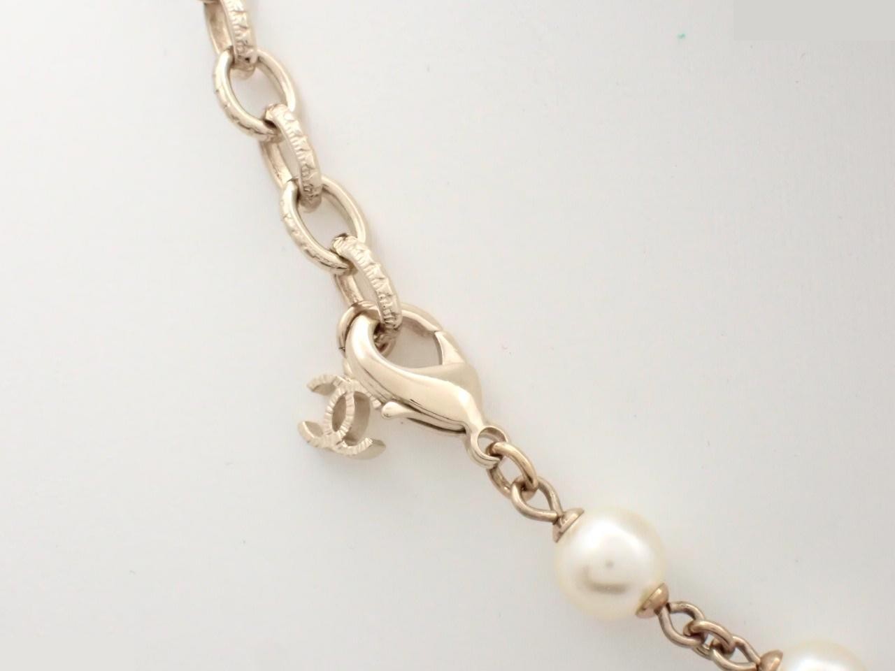 Coco Mark Gold Necklace, Neck Circumference Approx. 40cm — view 2