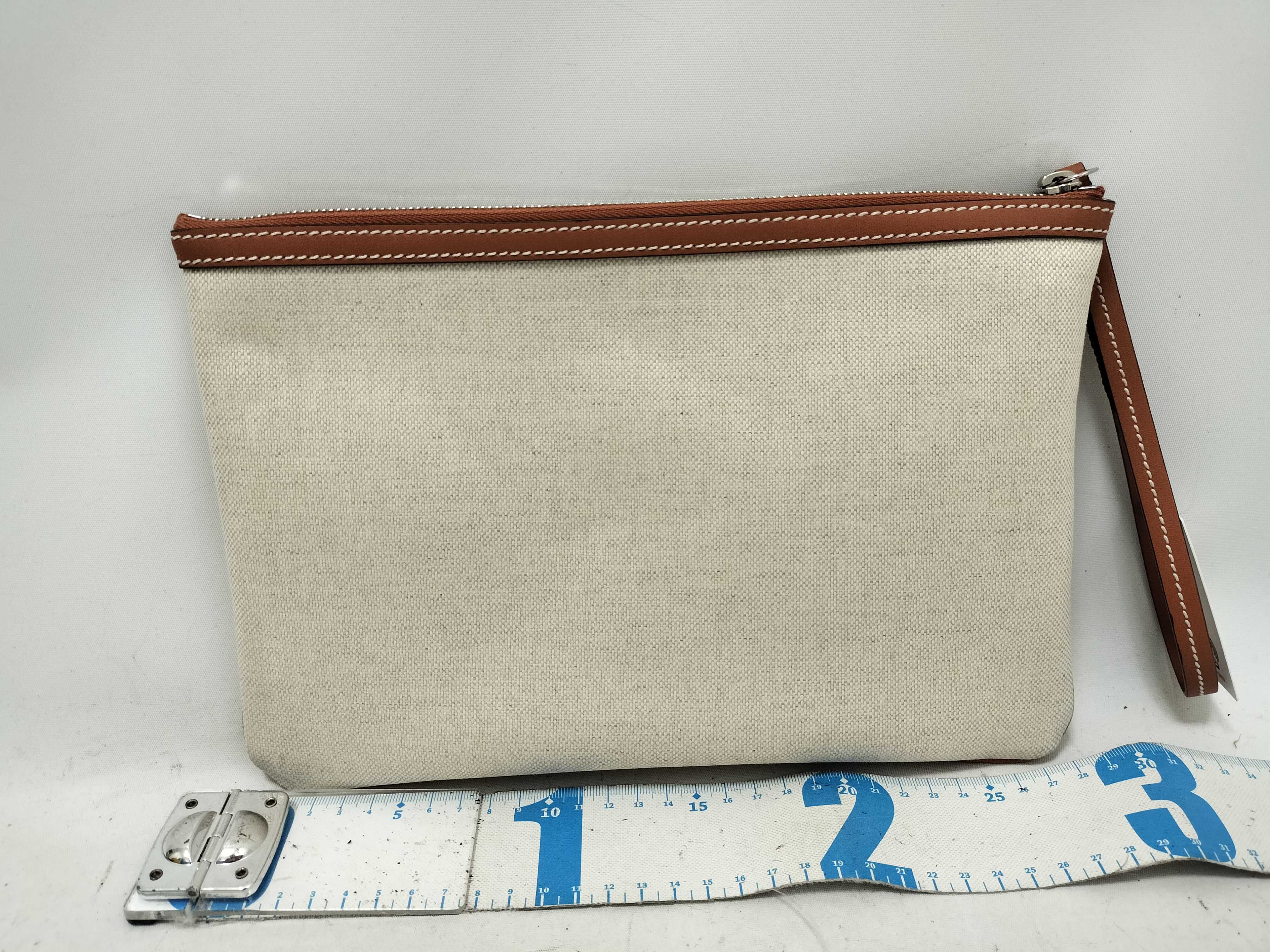 Unused Printed Logo Clutch Bag — view 2