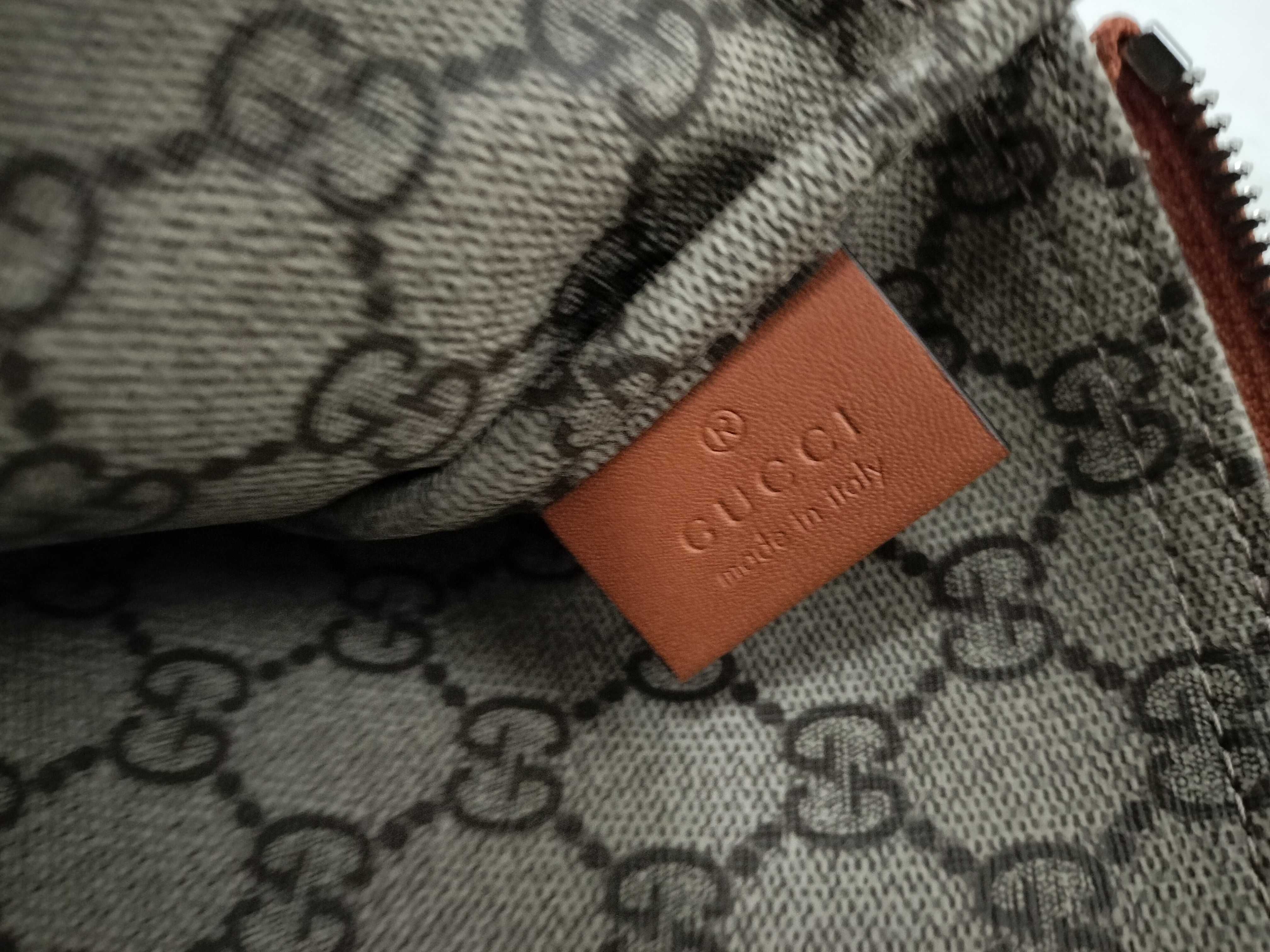 Unused Printed Logo Clutch Bag — view 11