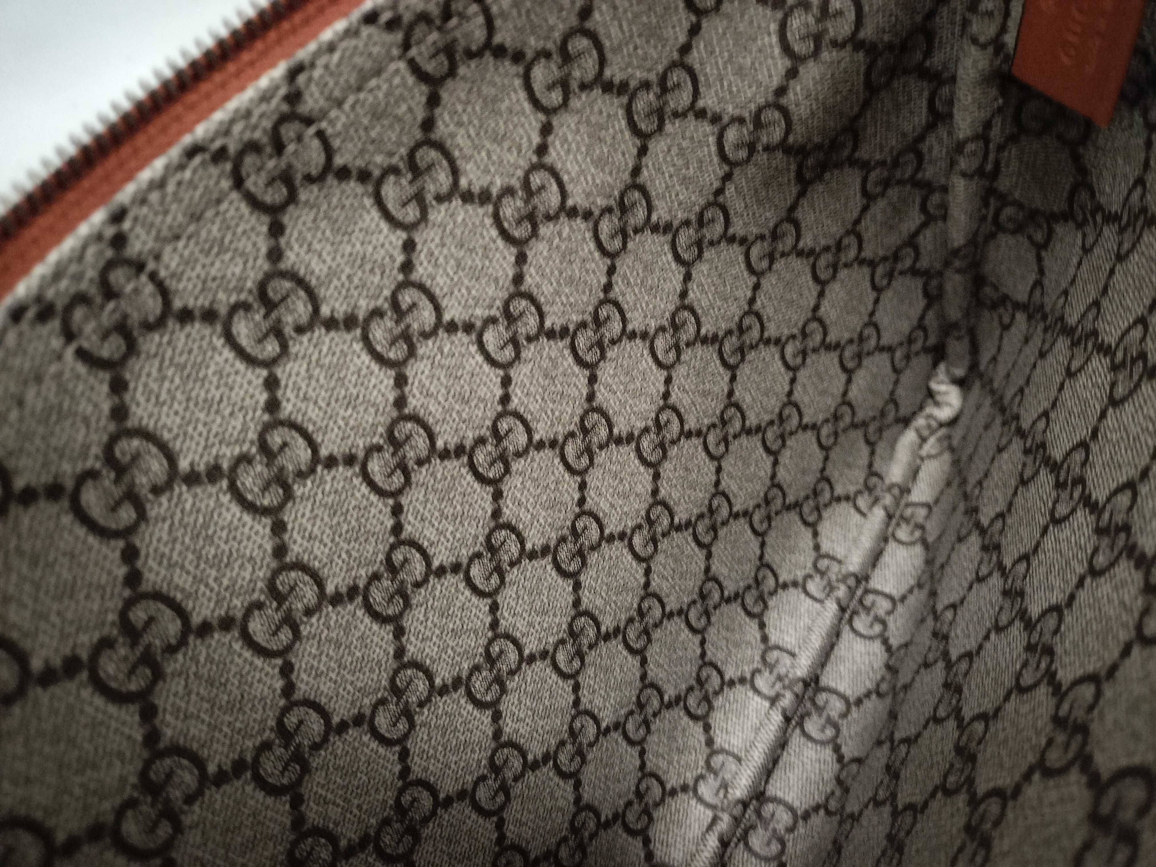 Unused Printed Logo Clutch Bag — view 12