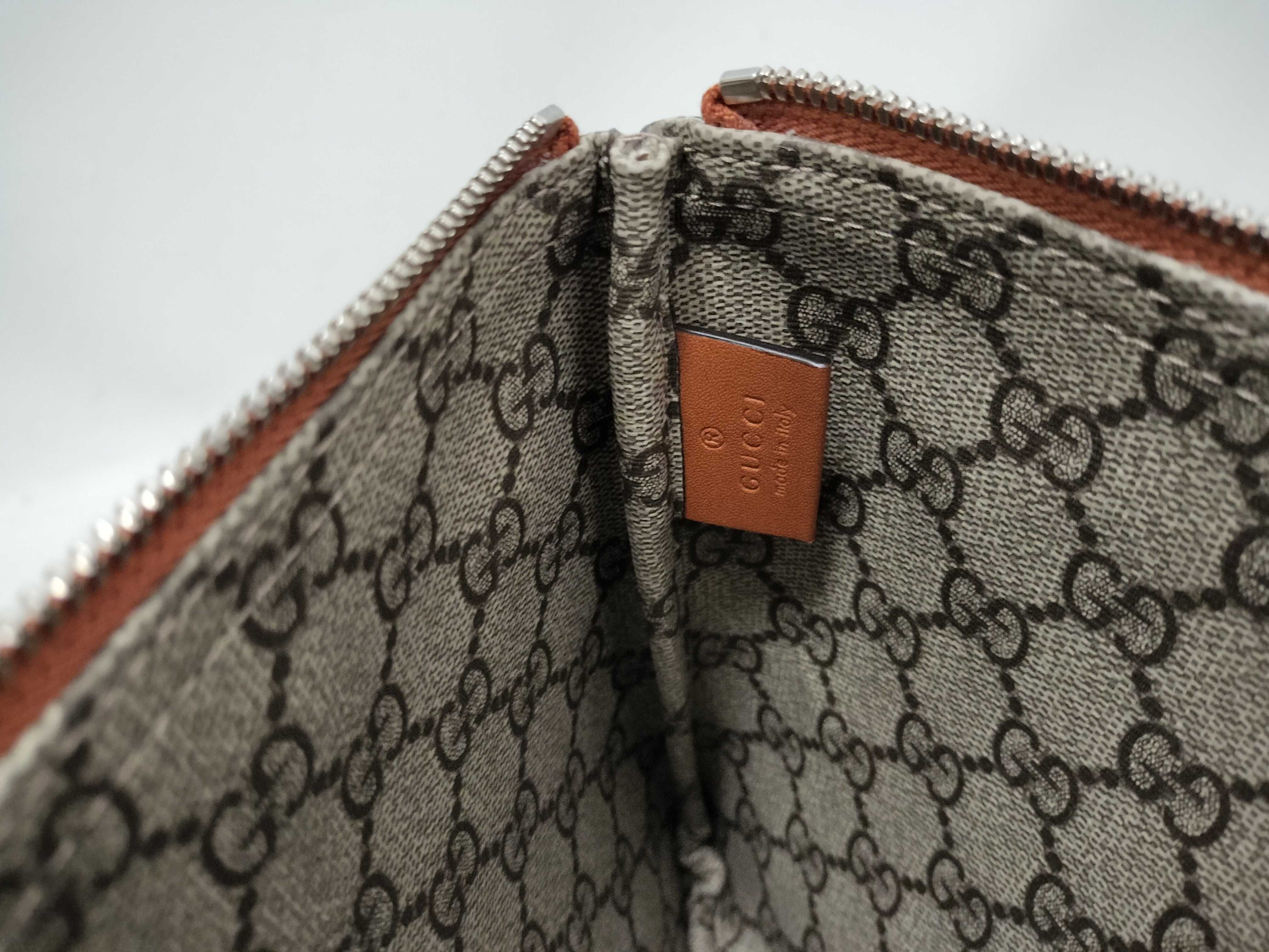 Unused Printed Logo Clutch Bag — view 9