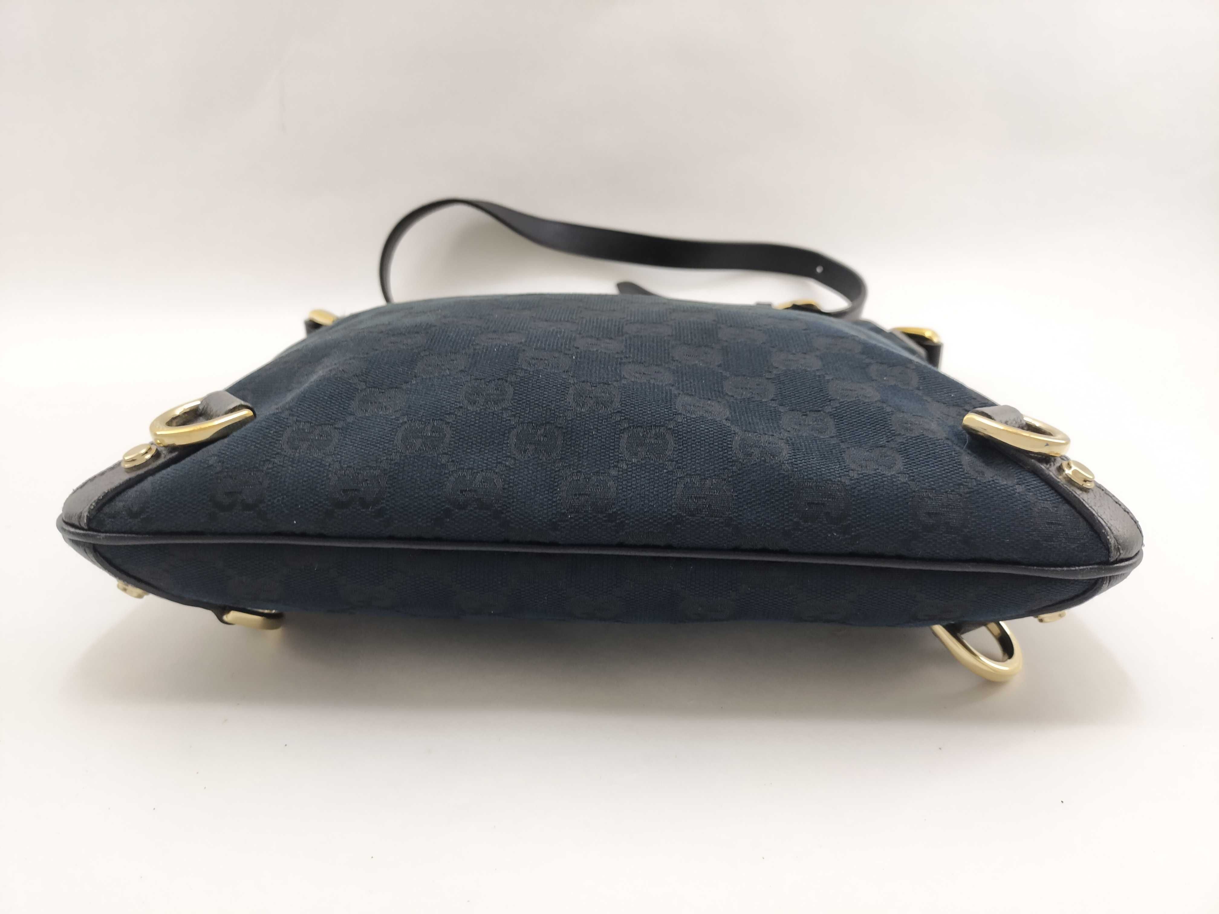 GG Canvas Shoulder Bag, Abbey Black GG Canvas 131326 Shoulder Bag — view 3
