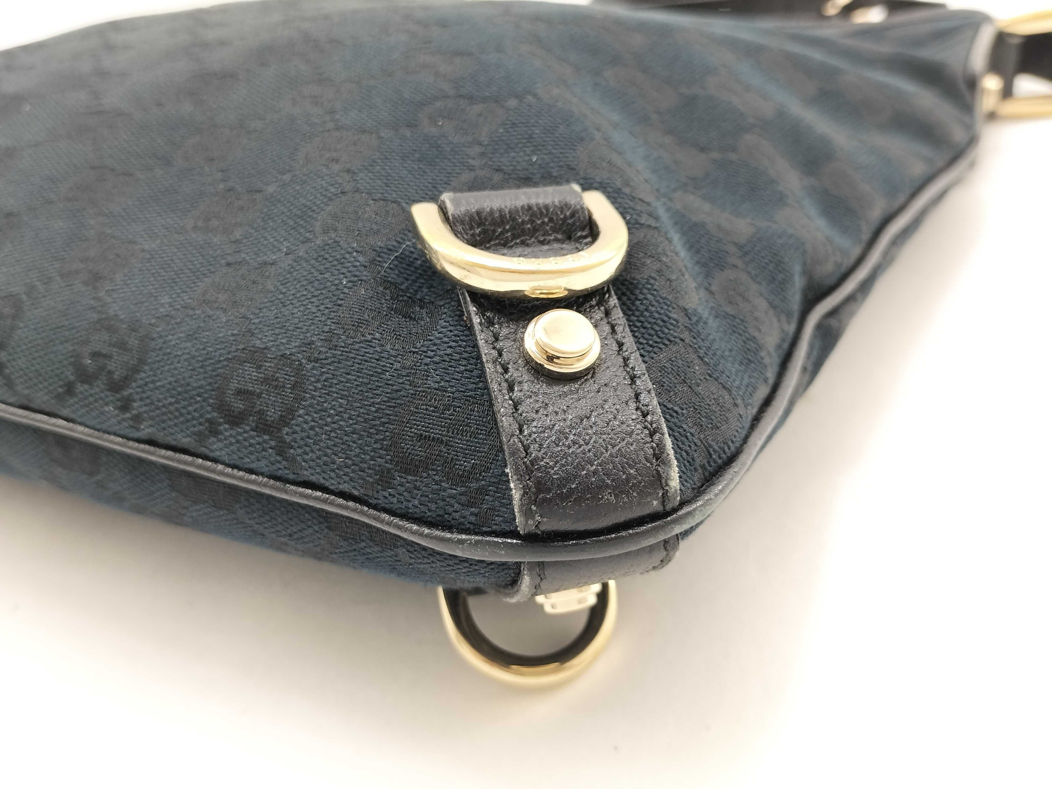 GG Canvas Shoulder Bag, Abbey Black GG Canvas 131326 Shoulder Bag — view 4