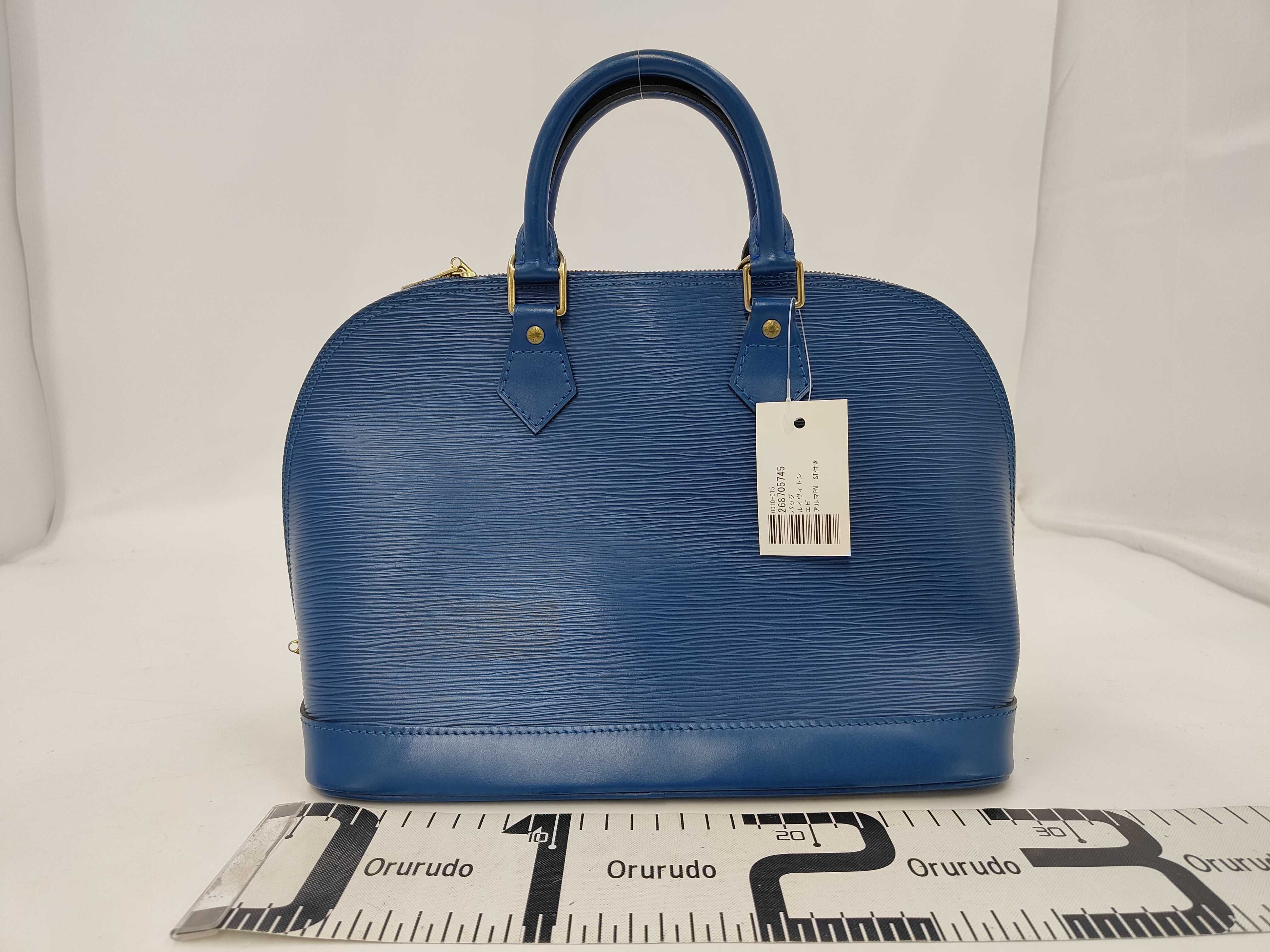 Epi Alma PM Handbag with Stitching — view 2