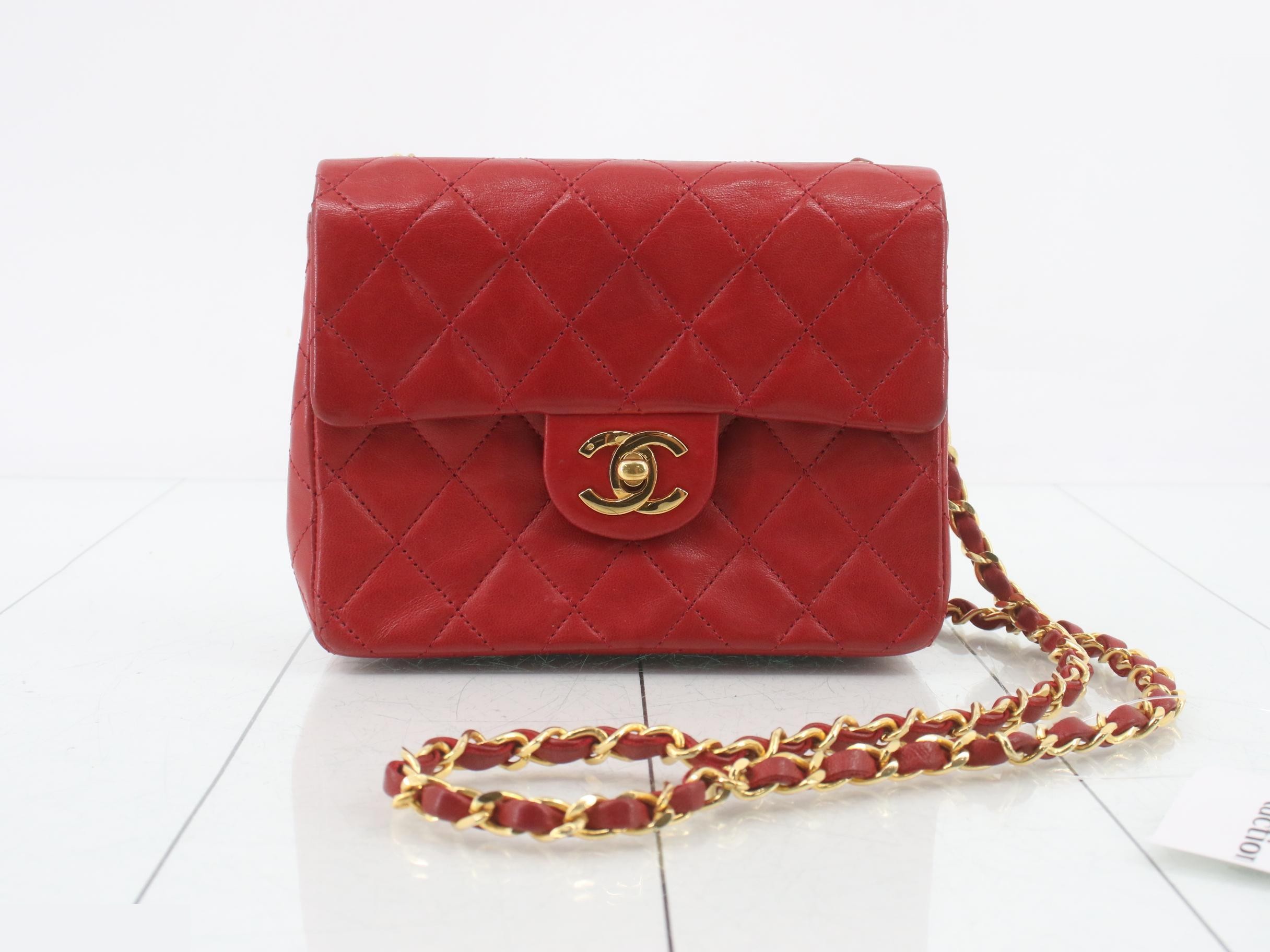 Mini Mat Lamb Chain Shoulder Bag (with sticker card)