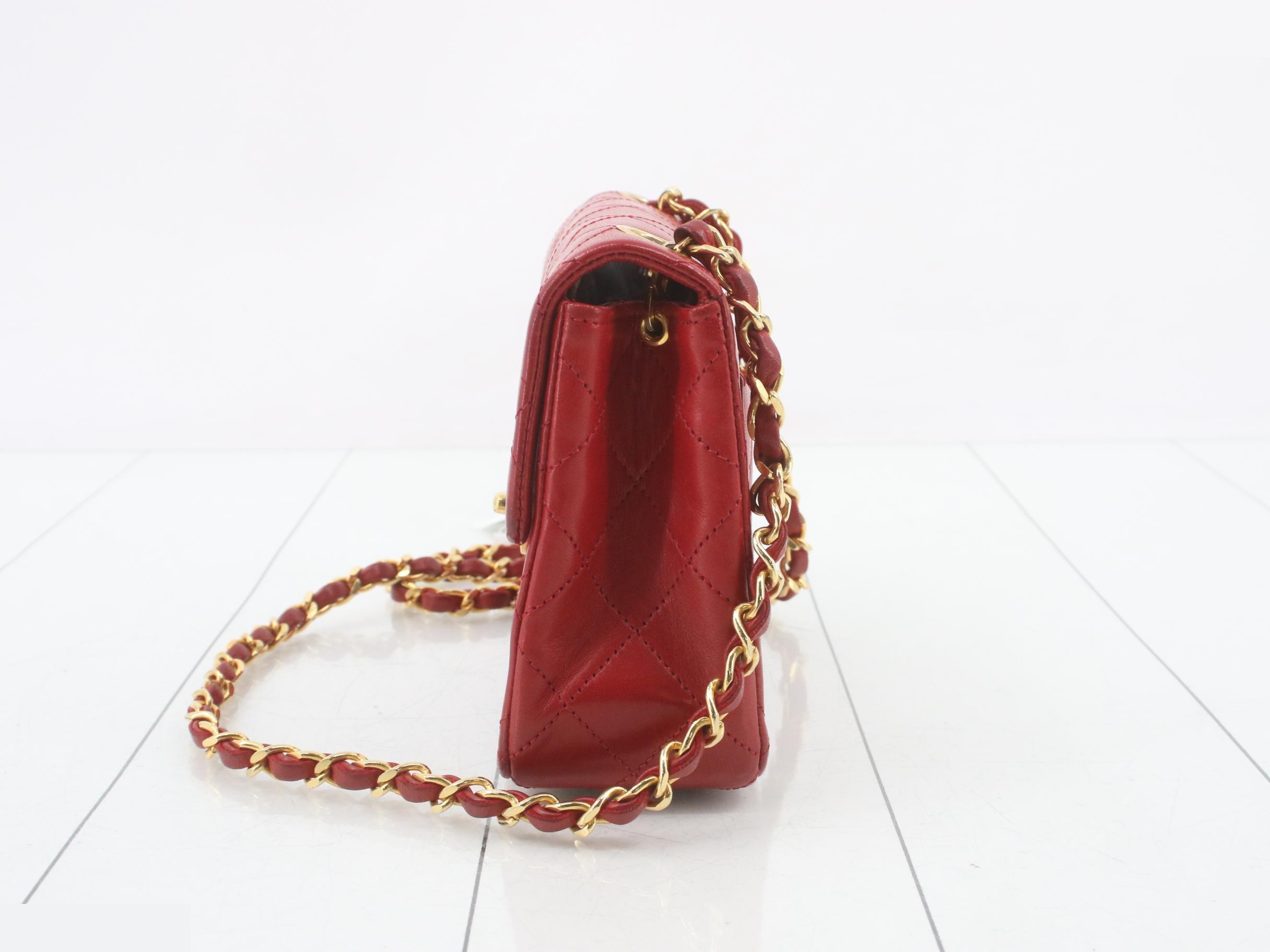 Mini Mat Lamb Chain Shoulder Bag (with sticker card) — view 3