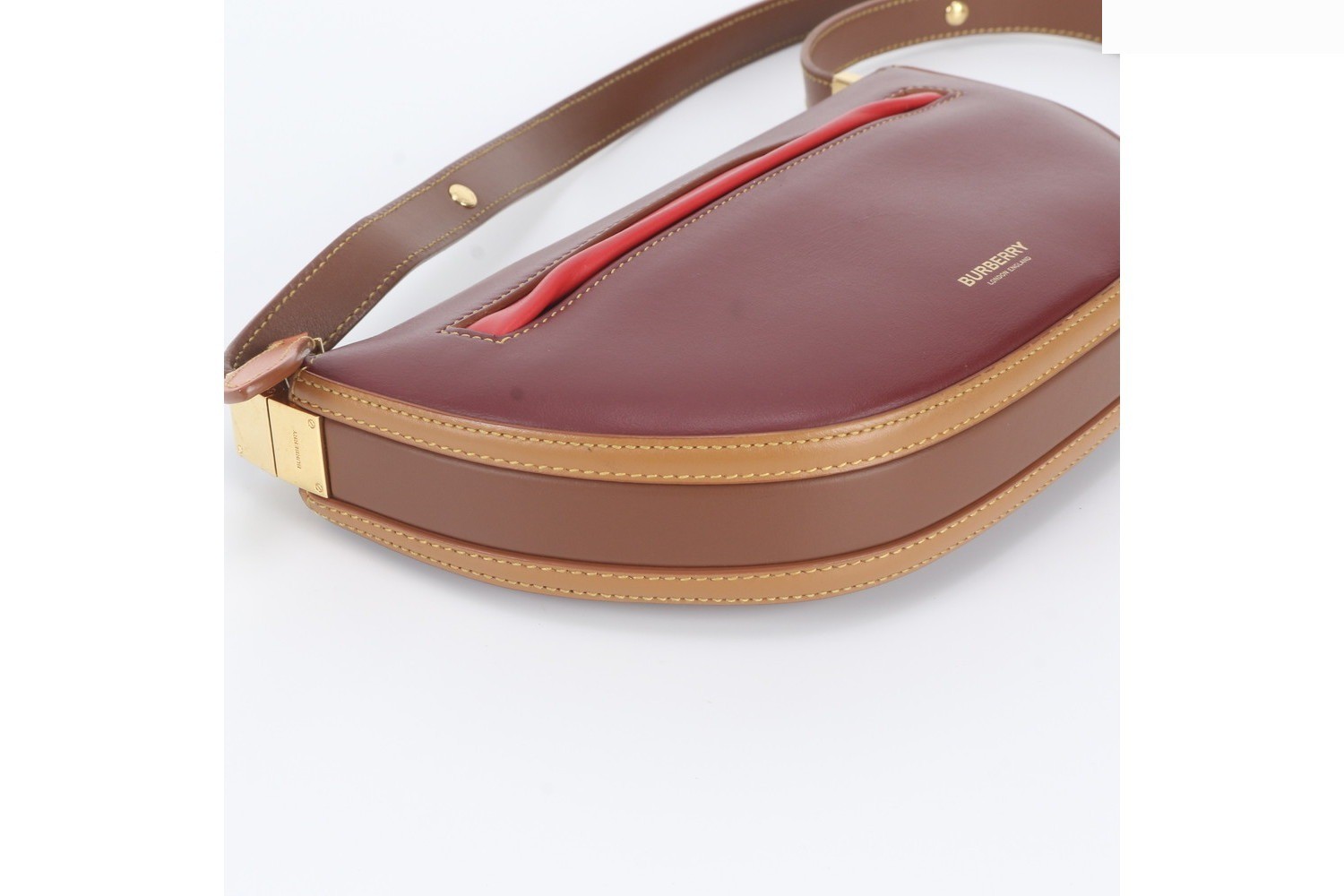 Olympia Leather 2-Way Shoulder Bag (Crossbody) — view 6