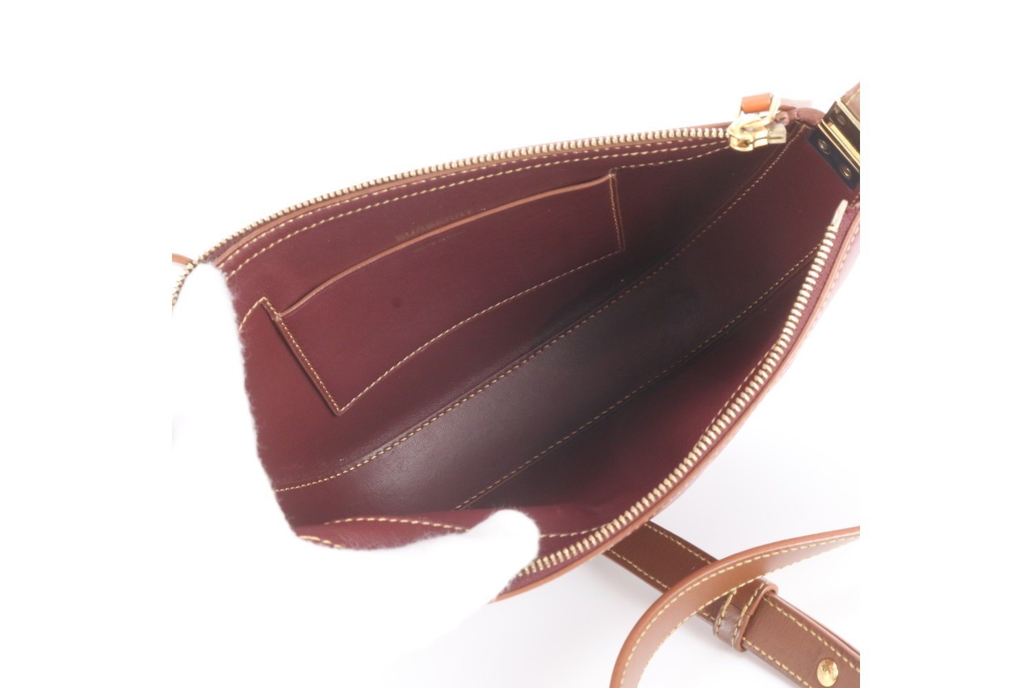 Olympia Leather 2-Way Shoulder Bag (Crossbody) — view 8